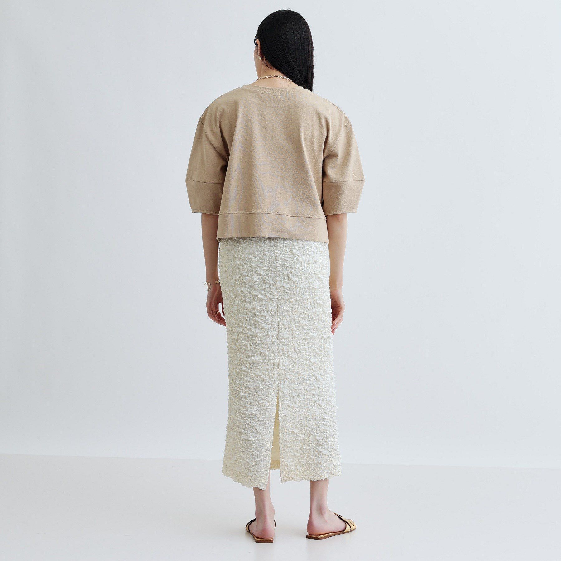 GALLEST「ふくれジャカードタイトスカート」|スカート|