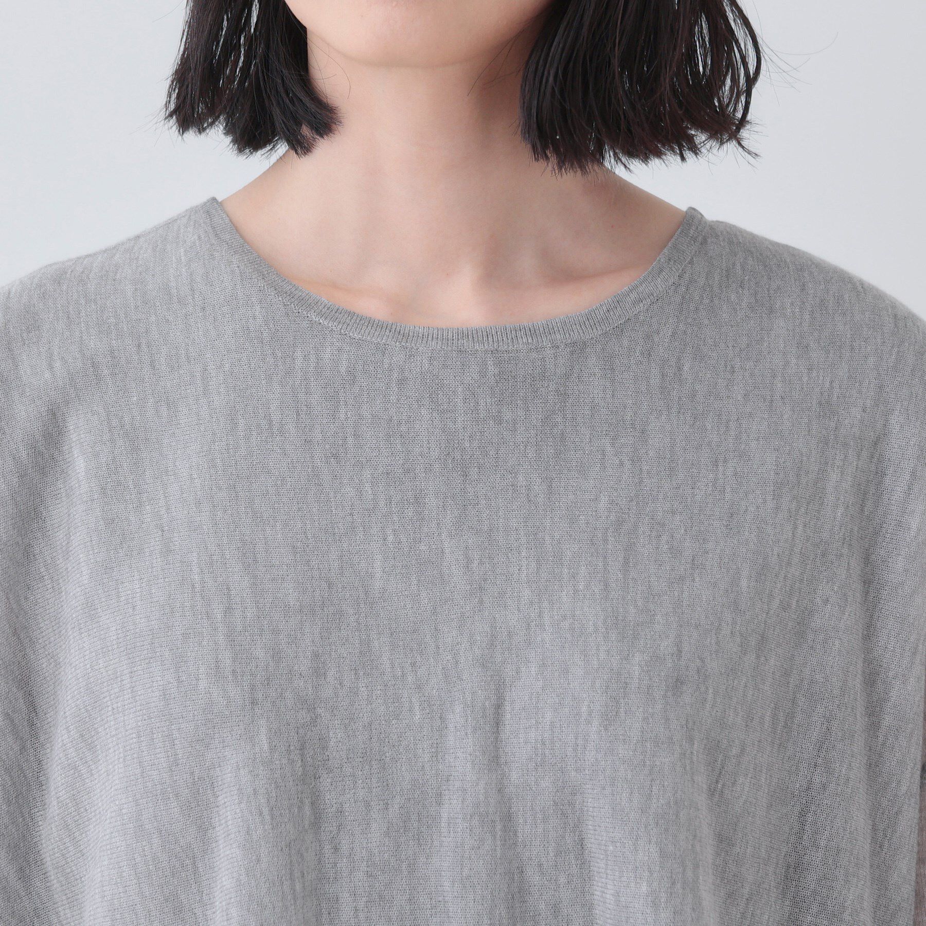 INDIVI「【2点セット】前後2WAYニットワンピース」|ワンピース|