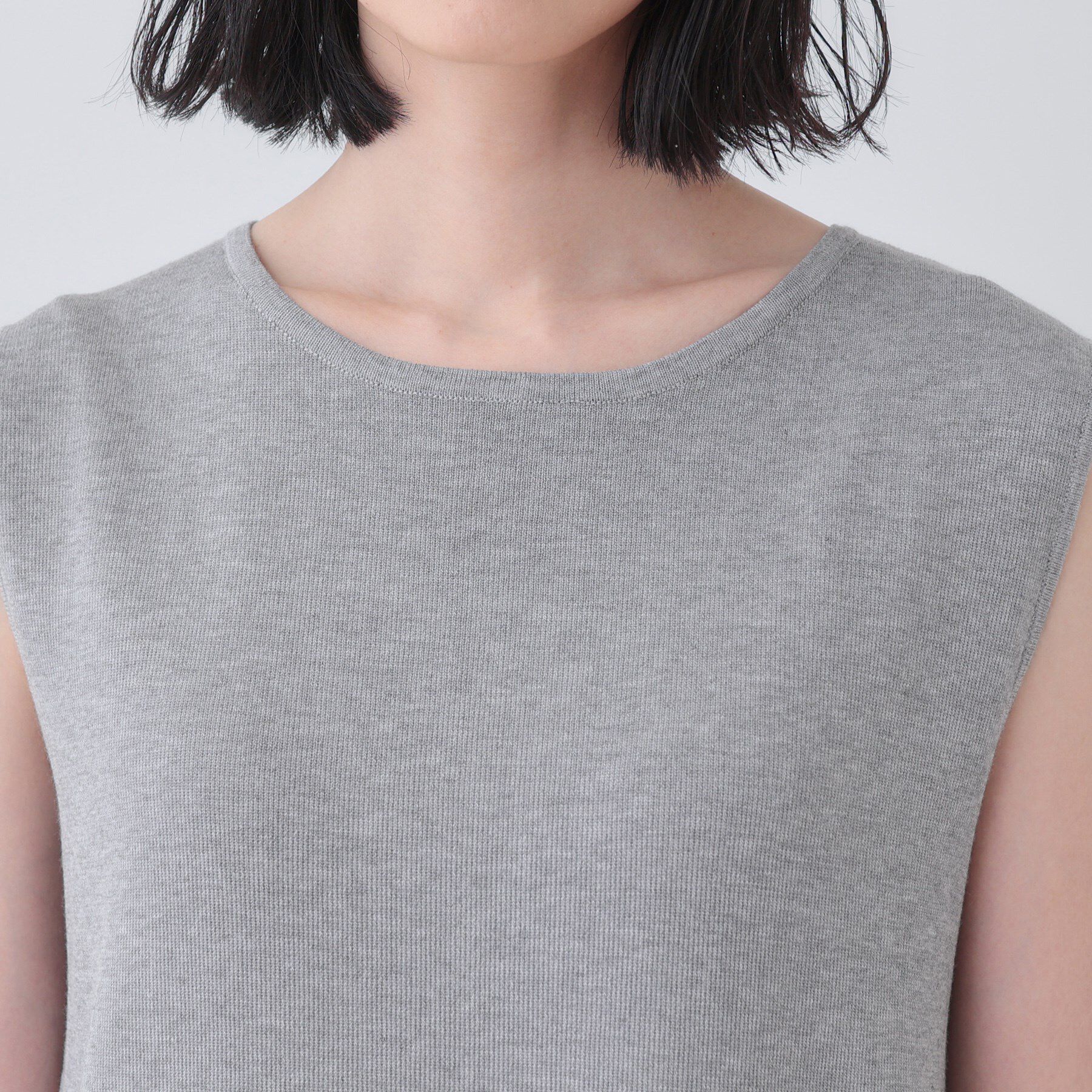 INDIVI「【2点セット】前後2WAYニットワンピース」|ワンピース|