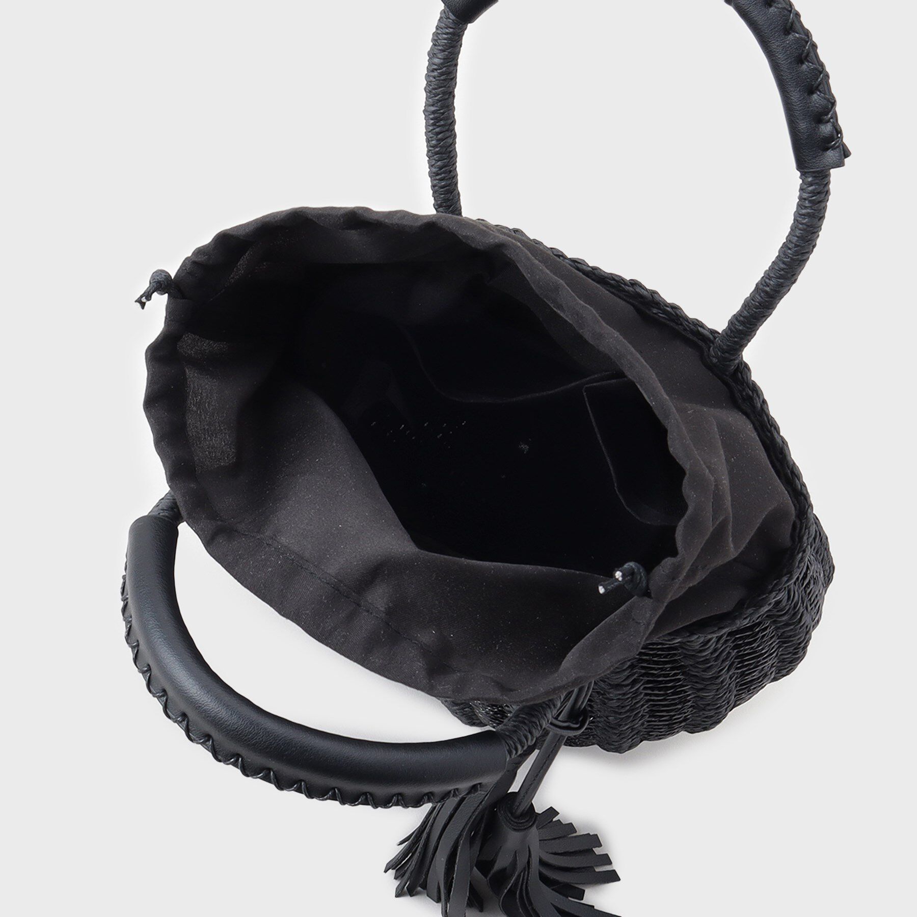 GALLEST「メタリック編込みかごバッグ」|ハンドバッグ|