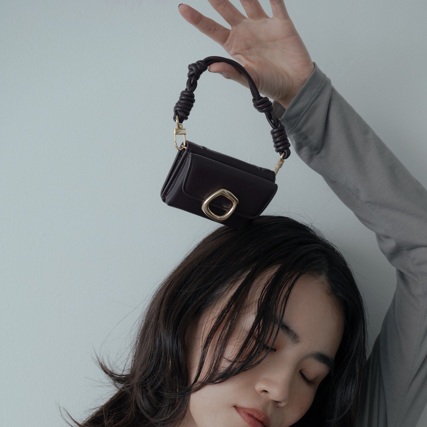 GALLEST「コンパクト2Wayミニパース」|その他|ブラウン(044)