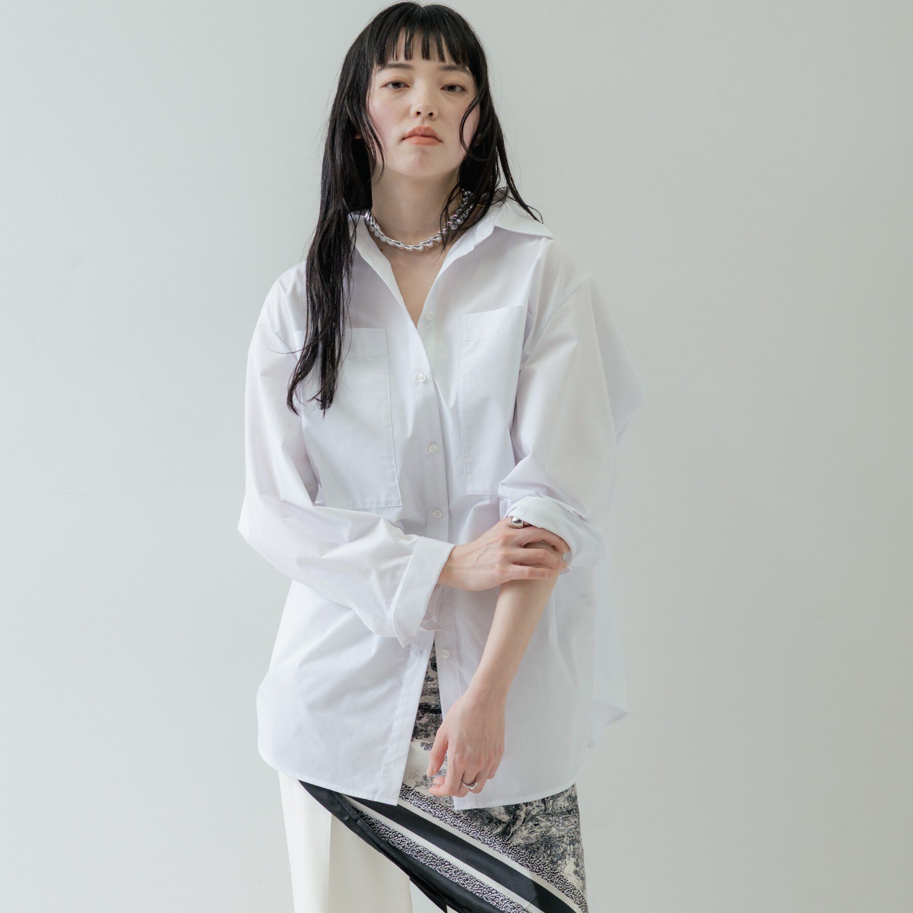 GALLEST「Timeless｜ビッグポケットフォルムシャツ」|シャツ・ブラウス|