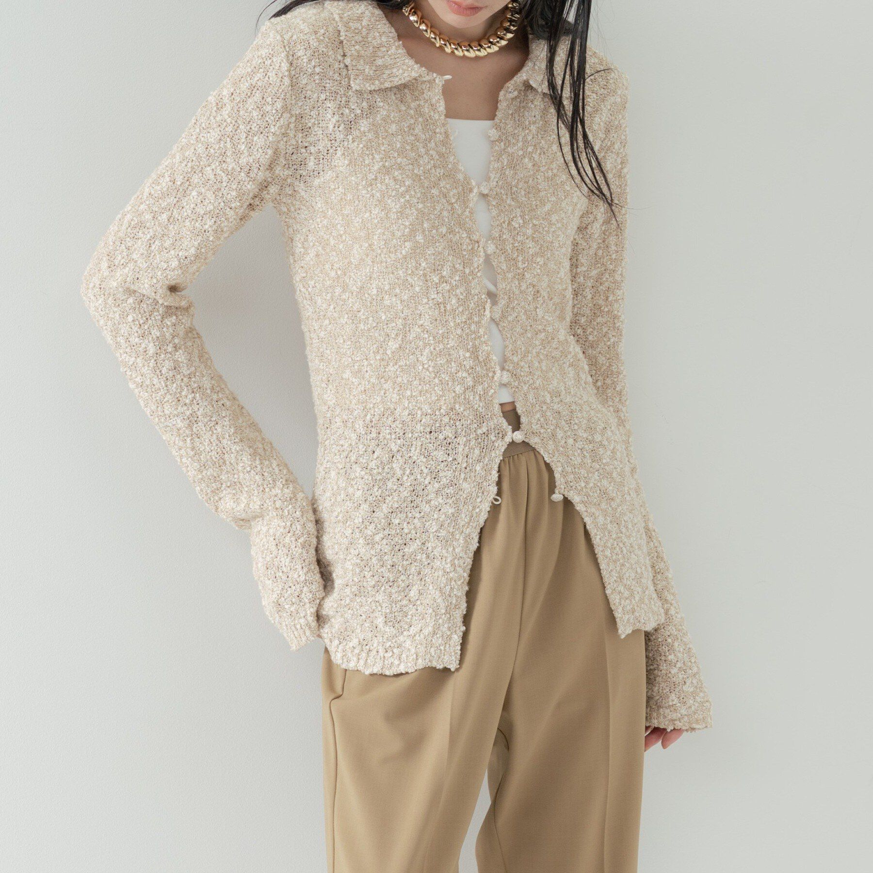 GALLEST「ブークレポロニット」|ニット・セーター|