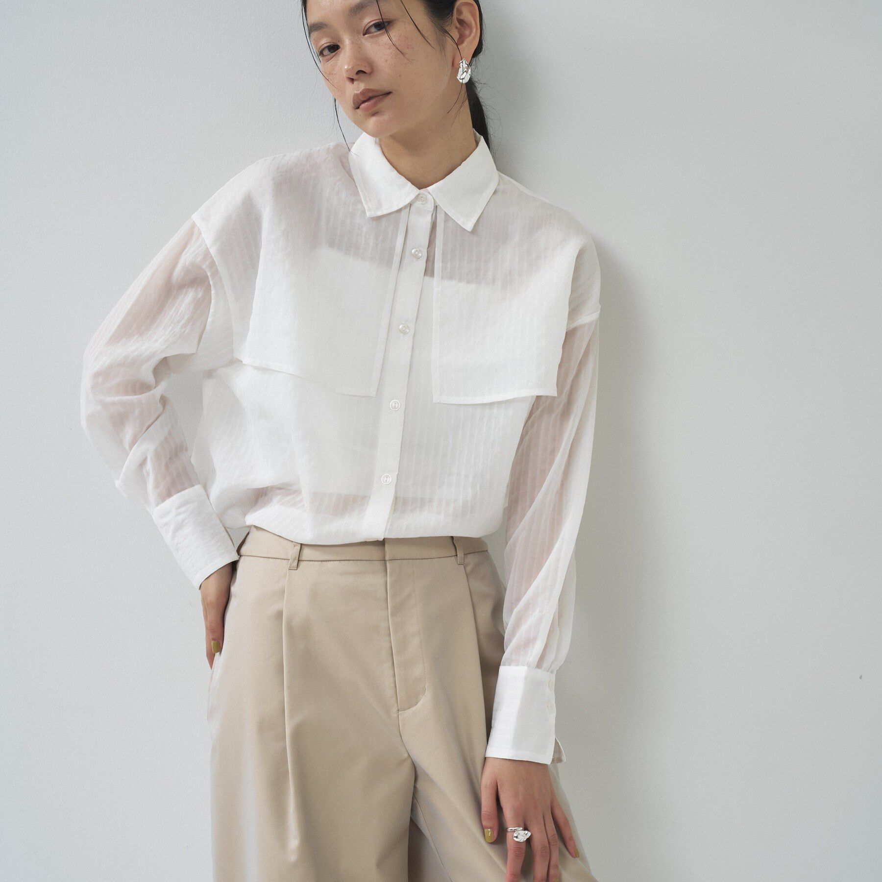 GALLEST「ファインシアーブラウス」|シャツ・ブラウス|