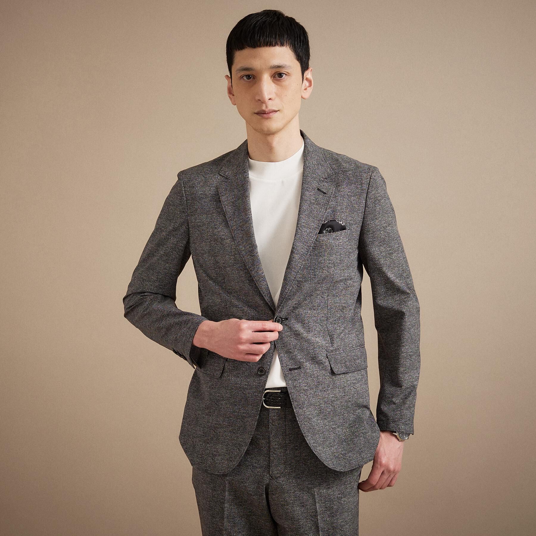 TAKEO KIKUCHI「【抗菌防臭】COOL DOTS（R）ドビープリント ジャケット」|テーラードジャケット|