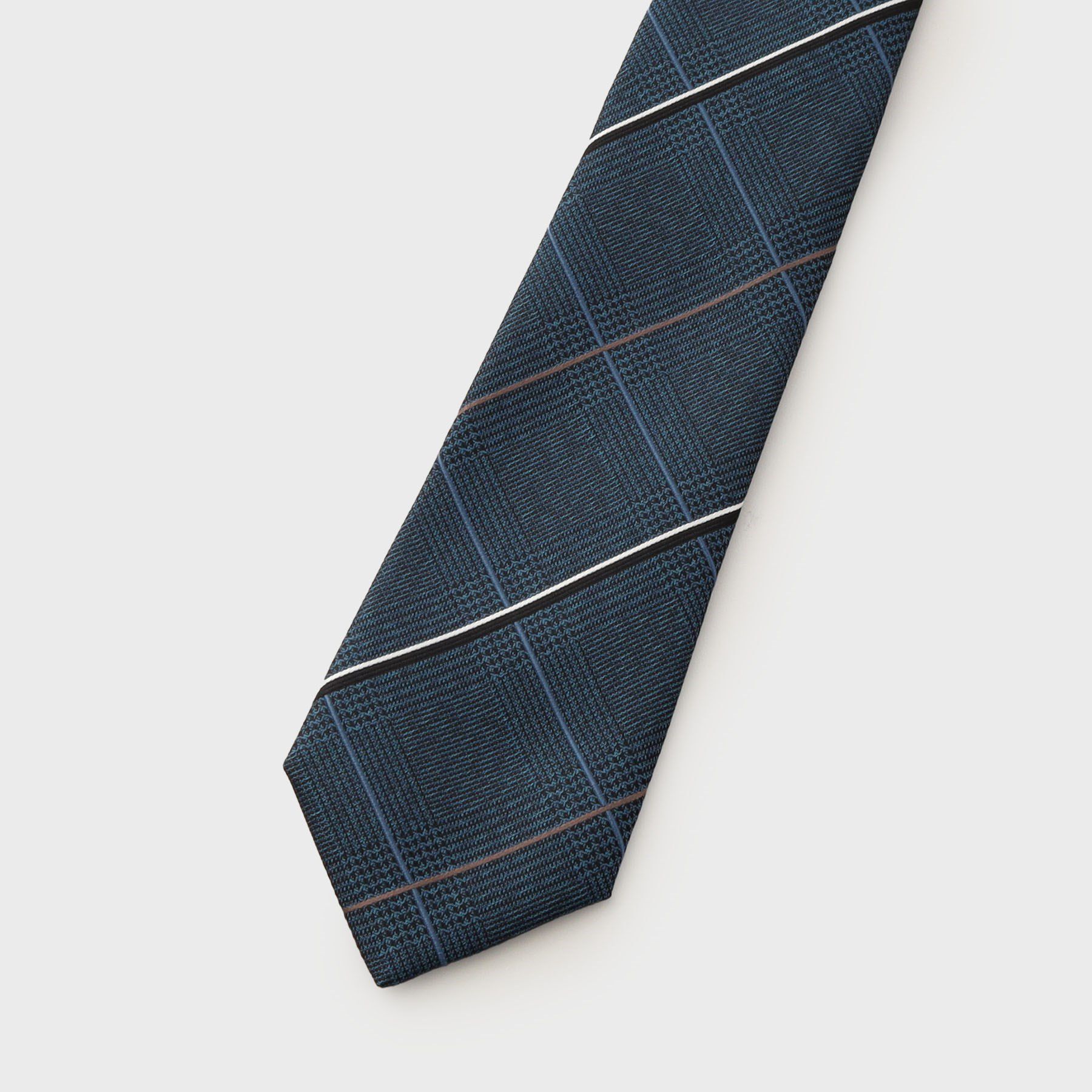 TAKEO KIKUCHI「【Made in JAPAN】番千鳥ウィンドペン柄 ネクタイ」|ネクタイ・蝶ネクタイ|