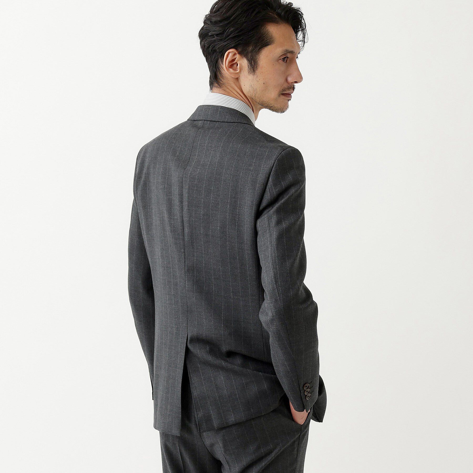 TAKEO KIKUCHI「【THE FLAGSHIP】矢絣 ストライプ スーツ」|スーツ|