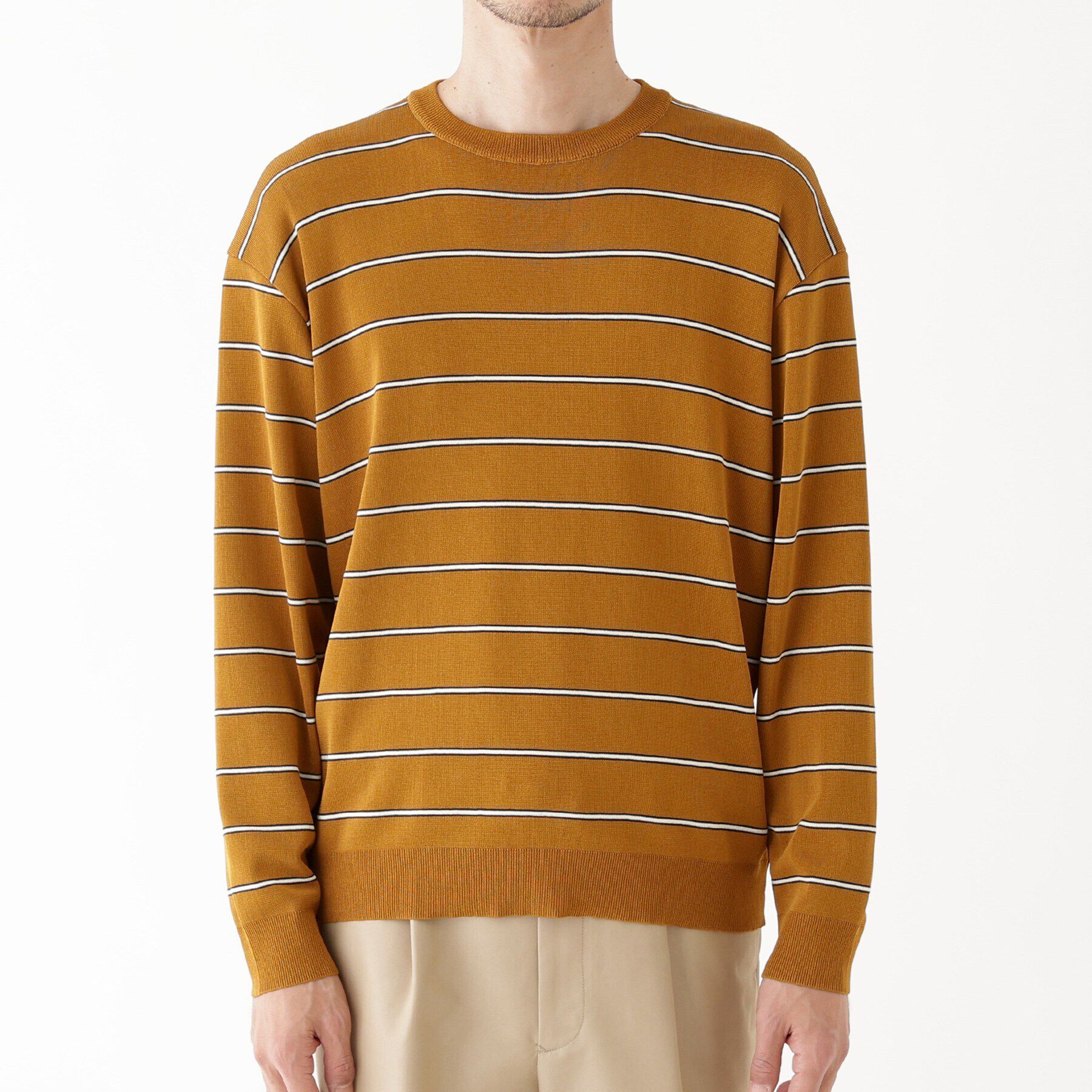 TAKEO KIKUCHI「【THE FLAGSHIP】ボーダー プルオーバー ニット」|ニット・セーター|