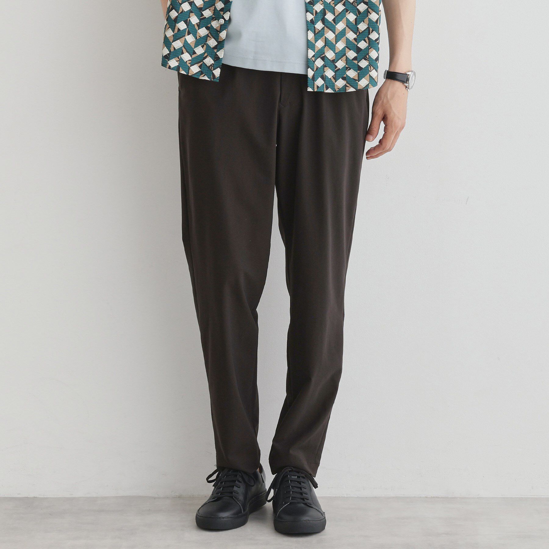 TAKEO KIKUCHI「【COOL CITY WEAR】エアートール パンツ /接触冷感・通気性」|その他|ブラウン(044)