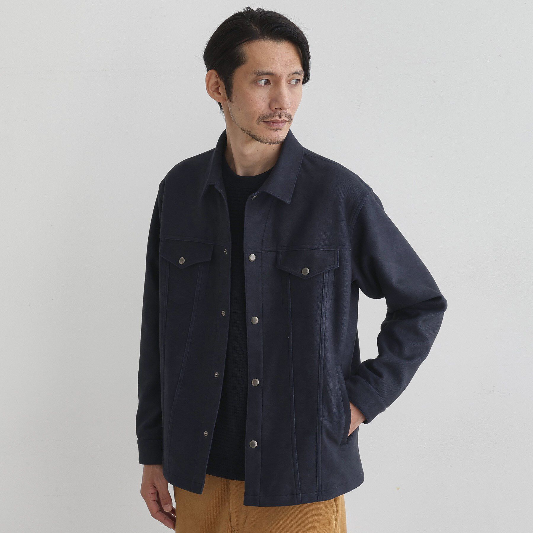 TAKEO KIKUCHI「【JUST ONE LAYER】ダウンファブリック ブルゾン」|ブルゾン・スタジャン|