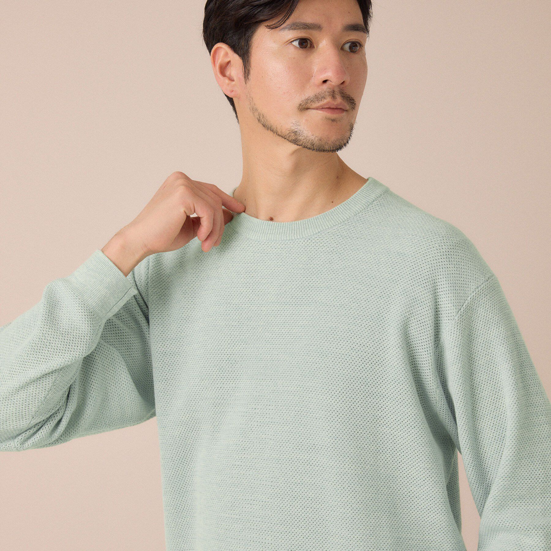 TAKEO KIKUCHI「【洗える】カラースプリングニット」|ニット・セーター|