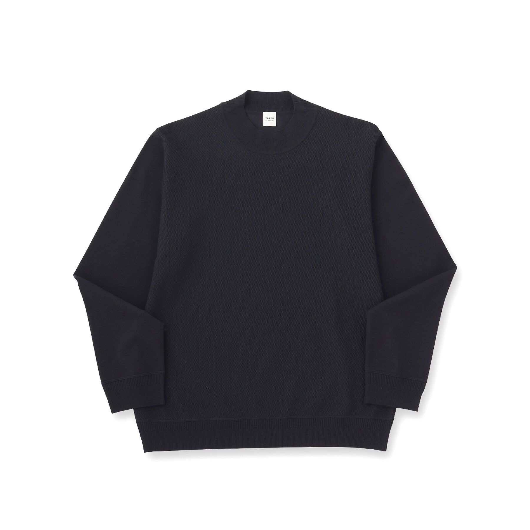TAKEO KIKUCHI「モックネック 鹿の子 ニット プルオーバー」|ニット・セーター|