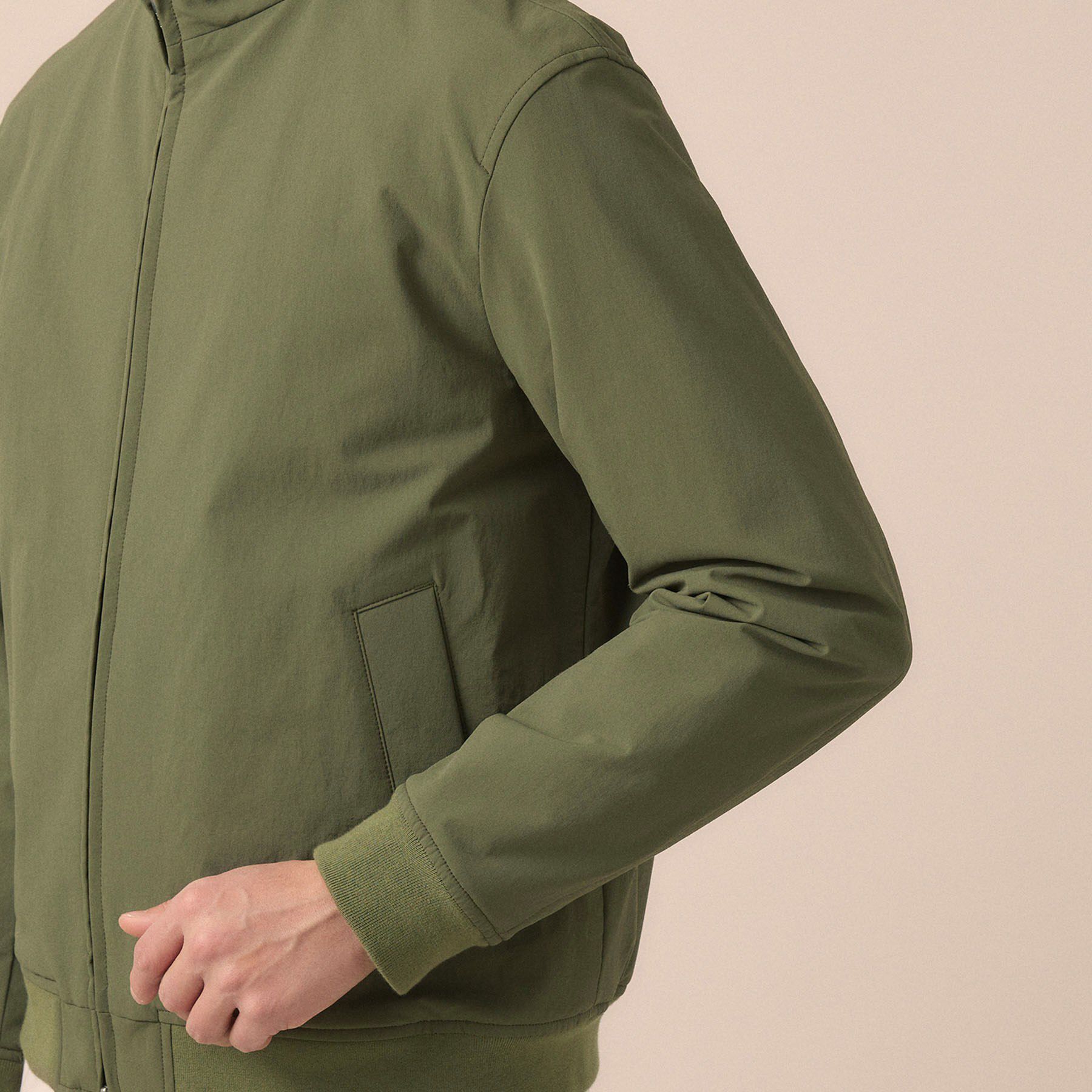 TAKEO KIKUCHI「スタンドカラー ショート リブ ブルゾン」|ブルゾン・スタジャン|