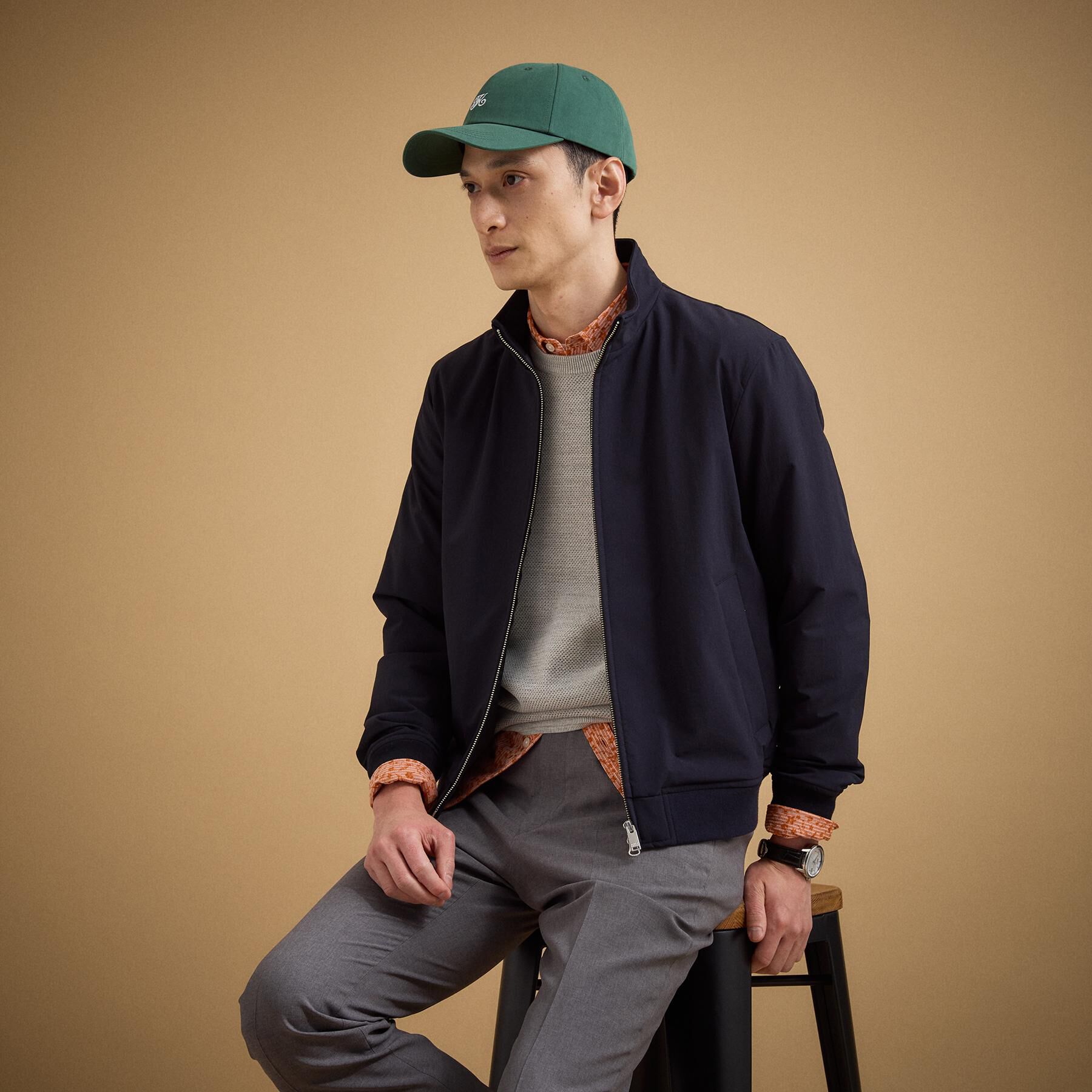 TAKEO KIKUCHI「スタンドカラー ショート リブ ブルゾン」|ブルゾン・スタジャン|