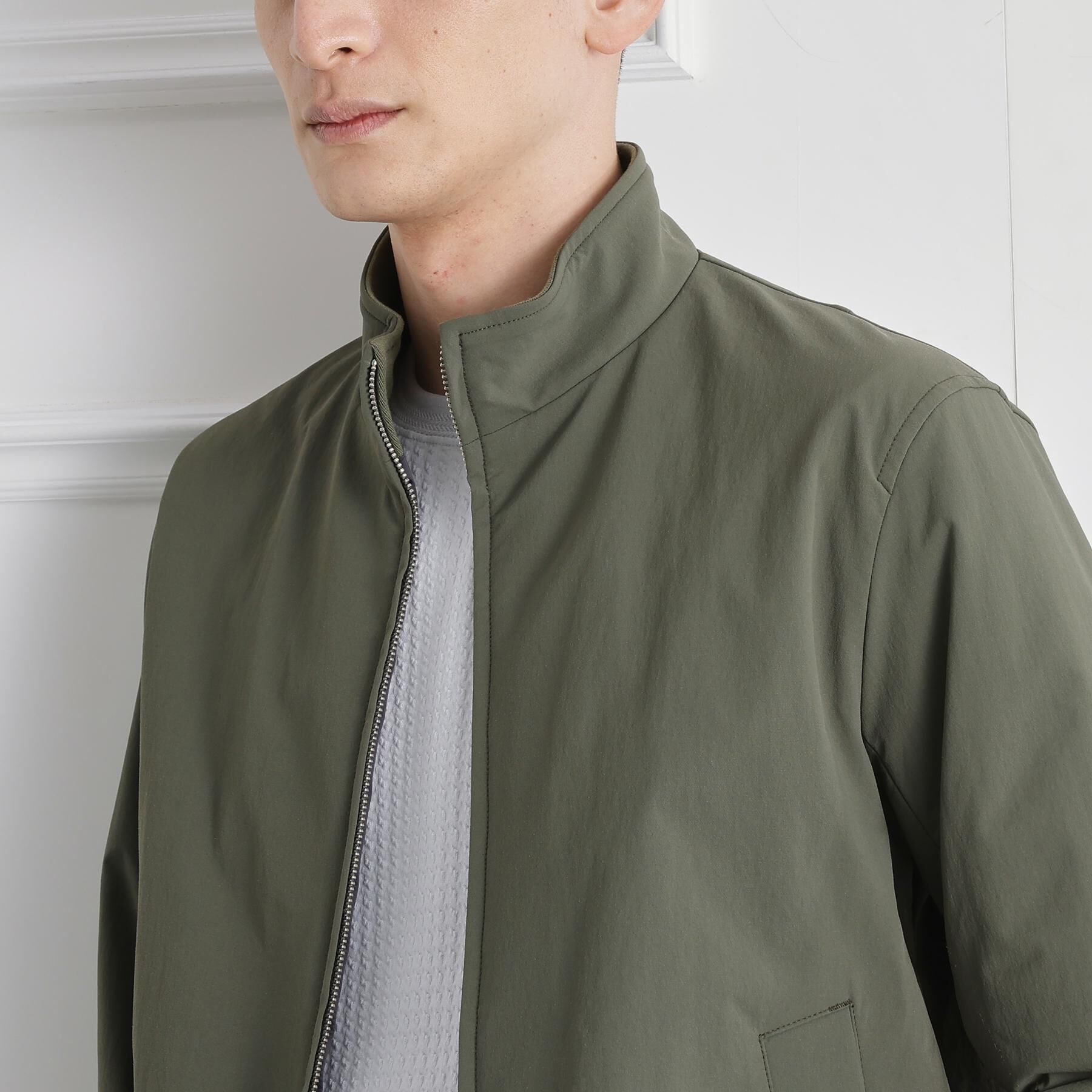 TAKEO KIKUCHI「スタンドカラー ショート リブ ブルゾン」|ブルゾン・スタジャン|