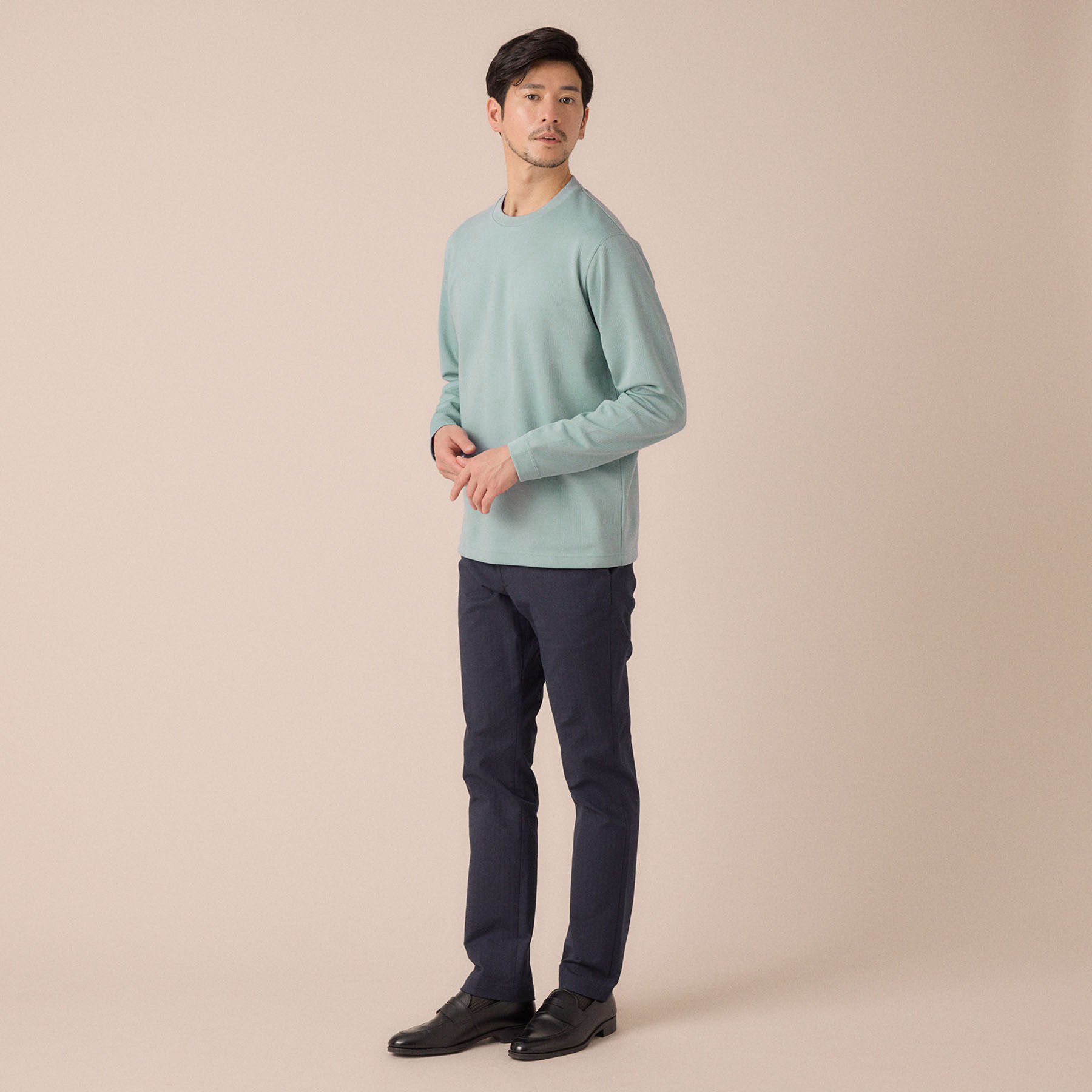 TAKEO KIKUCHI「【尾州ファブリック】ジャカードカットソー」|Tシャツ・カットソー|