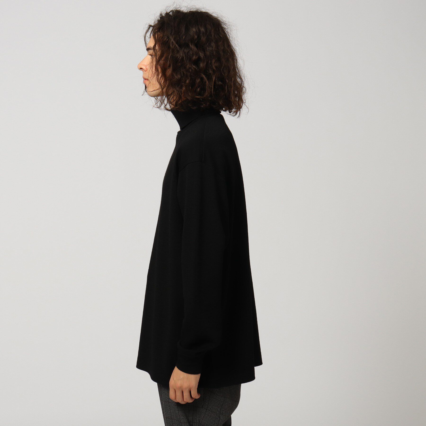 tk.TAKEO KIKUCHI「【S～3L】ミラノリブタートルネックニットソー（ユニセックスアイテム）」|Tシャツ・カットソー|