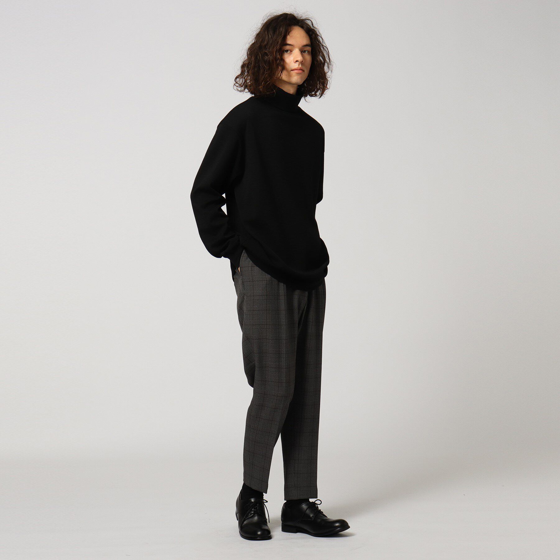 tk.TAKEO KIKUCHI「【S～3L】ミラノリブタートルネックニットソー（ユニセックスアイテム）」|Tシャツ・カットソー|