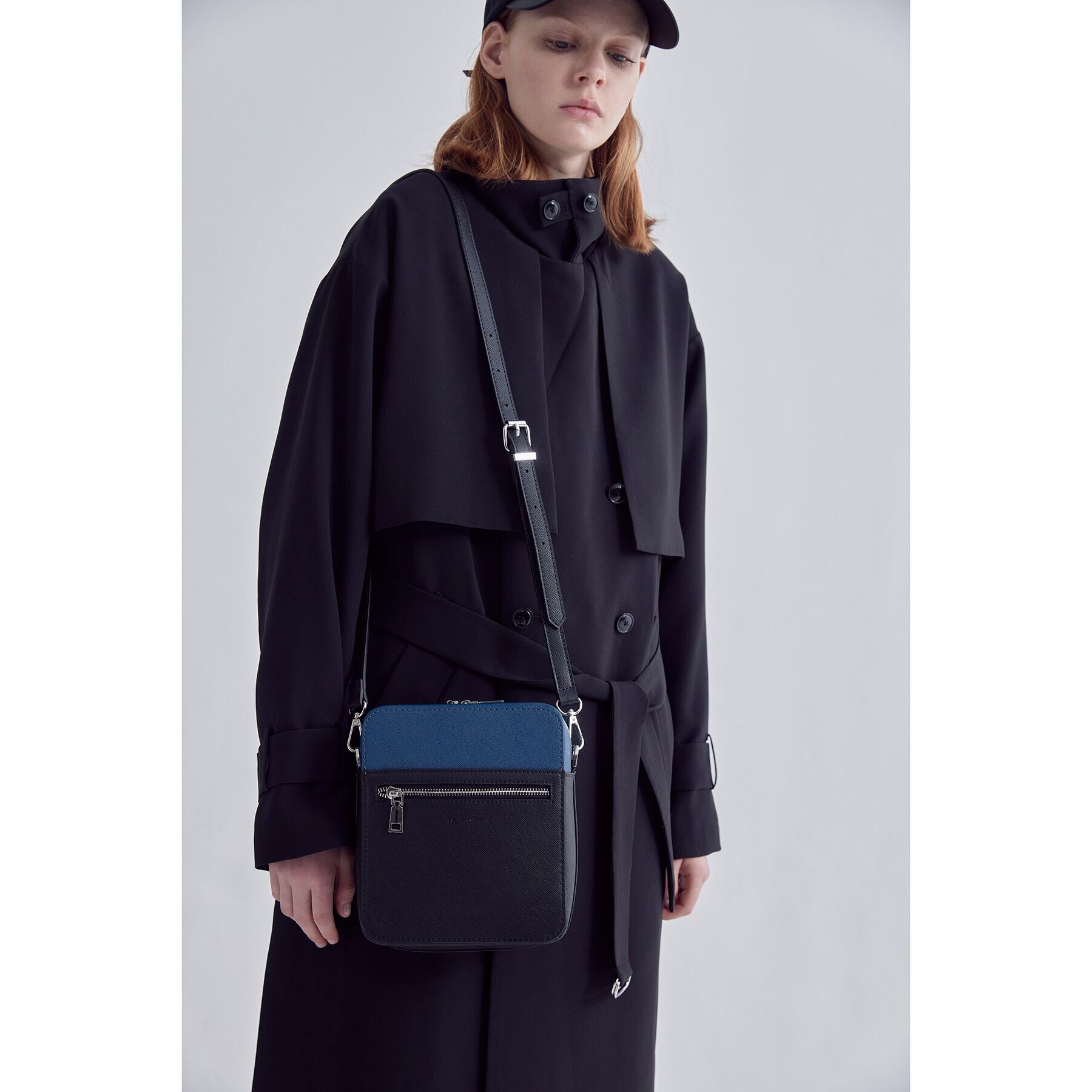 tk.TAKEO KIKUCHI「バイカラースクエアボックスショルダーバッグ」|ショルダー・メッセンジャー|