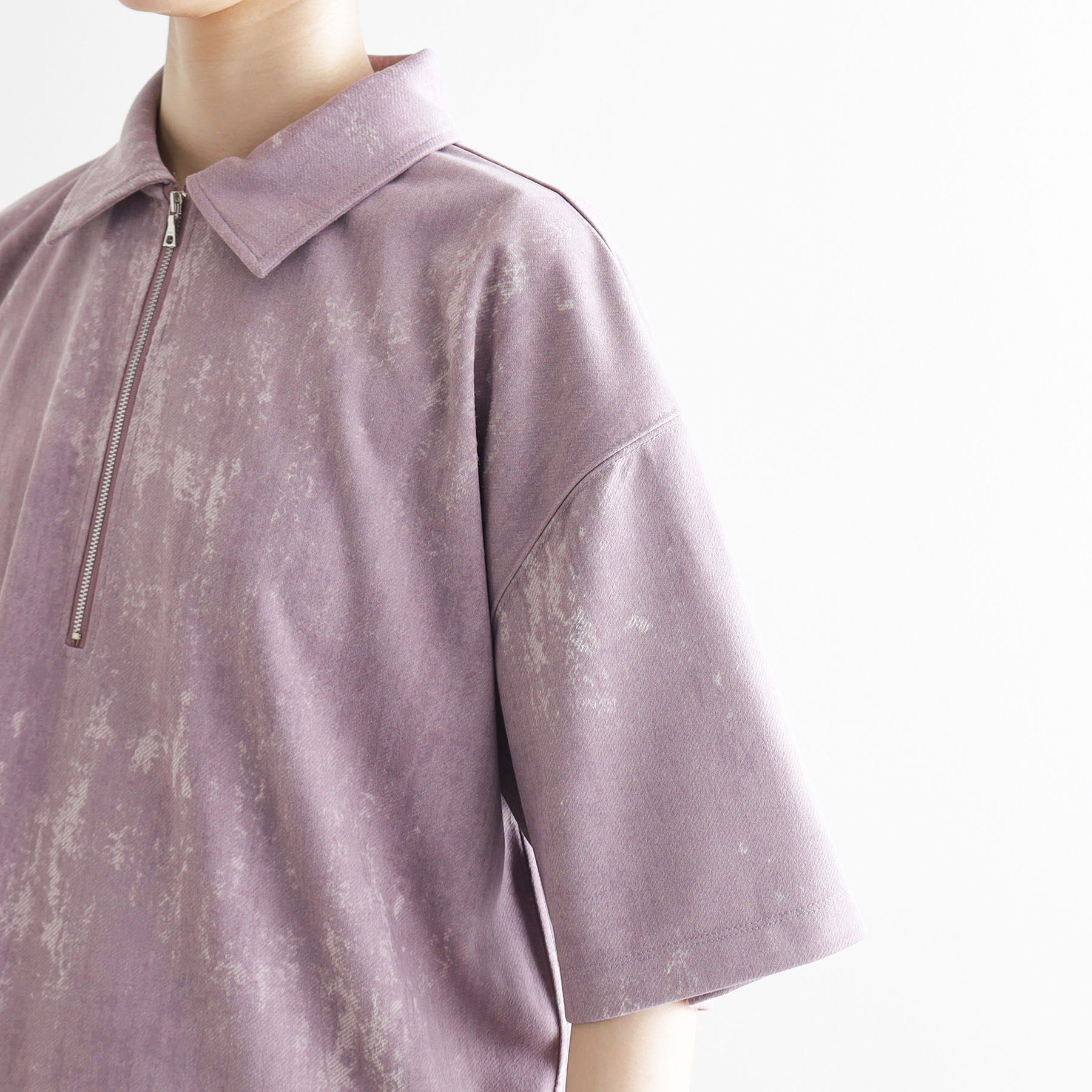 tk.TAKEO KIKUCHI「ヴィンテージライクハーフジップポロシャツ」|ポロシャツ|