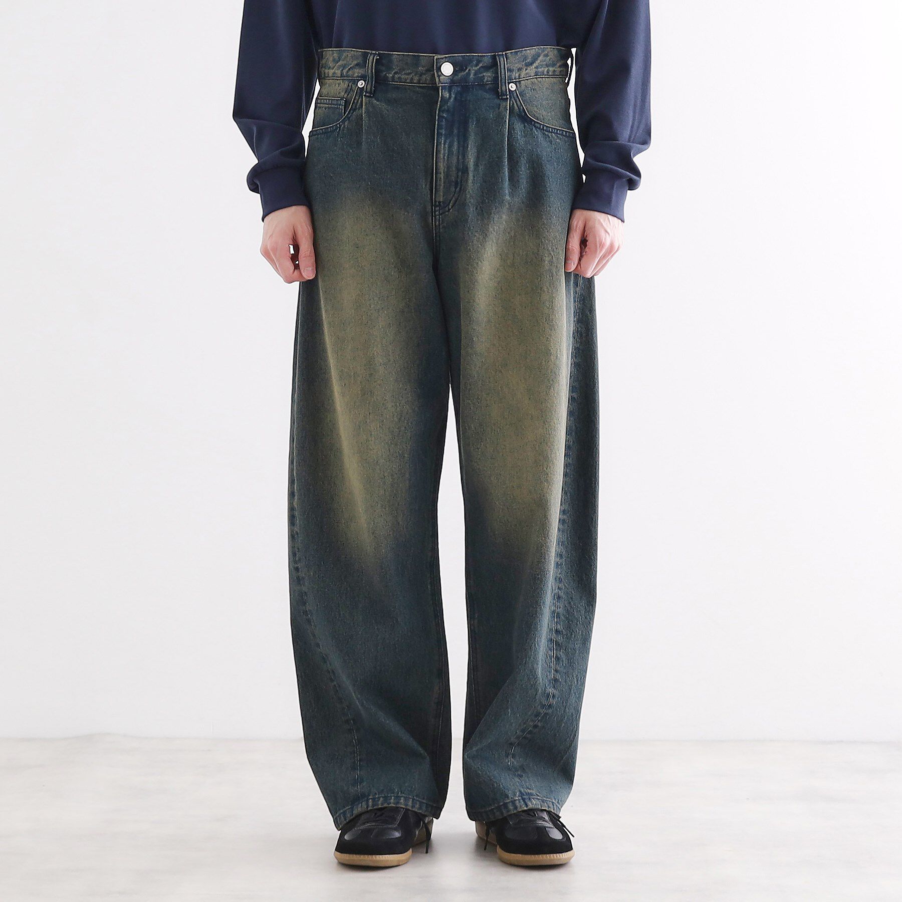 tk.TAKEO KIKUCHI「バレルシルエットパンツ（デニム＆カラーパンツ）」|その他|