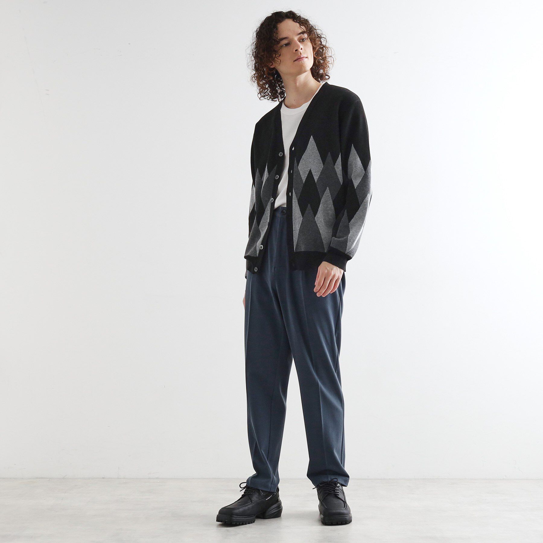 tk.TAKEO KIKUCHI「アーガイルカーディガン」|カーディガン|