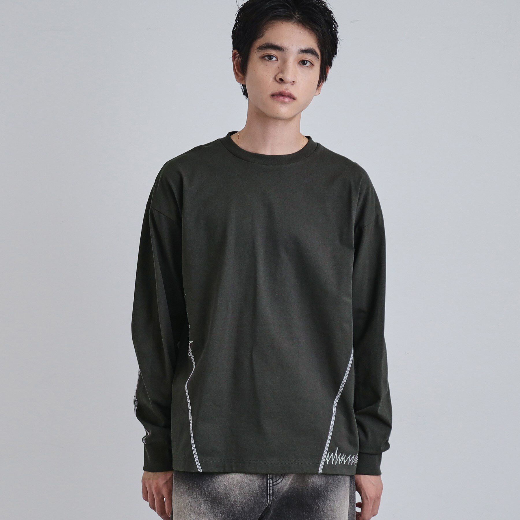 tk.TAKEO KIKUCHI「デザインステッチTシャツ」|Tシャツ・カットソー|