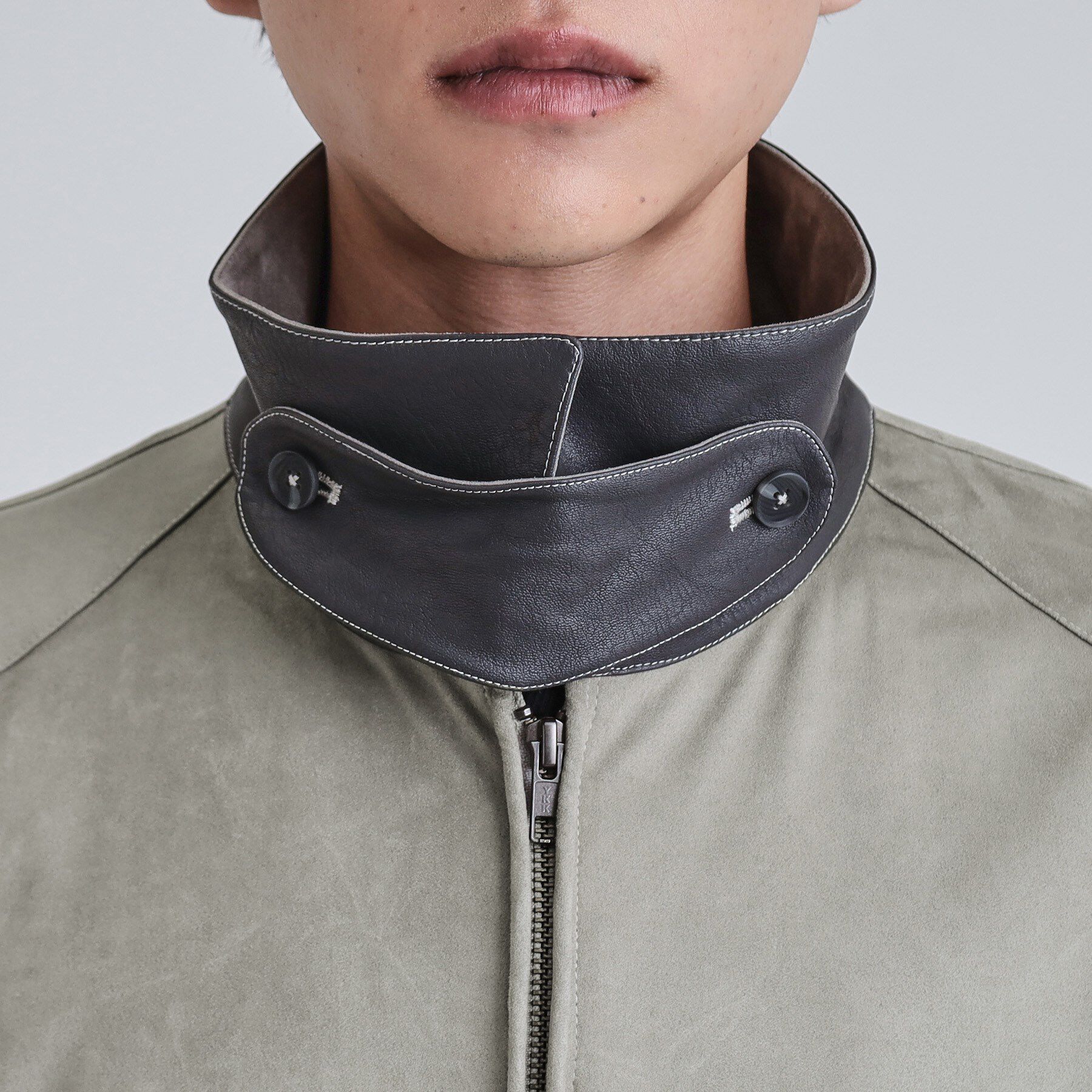 tk.TAKEO KIKUCHI「フェイクスエードシャツアウター」|ブルゾン・スタジャン|