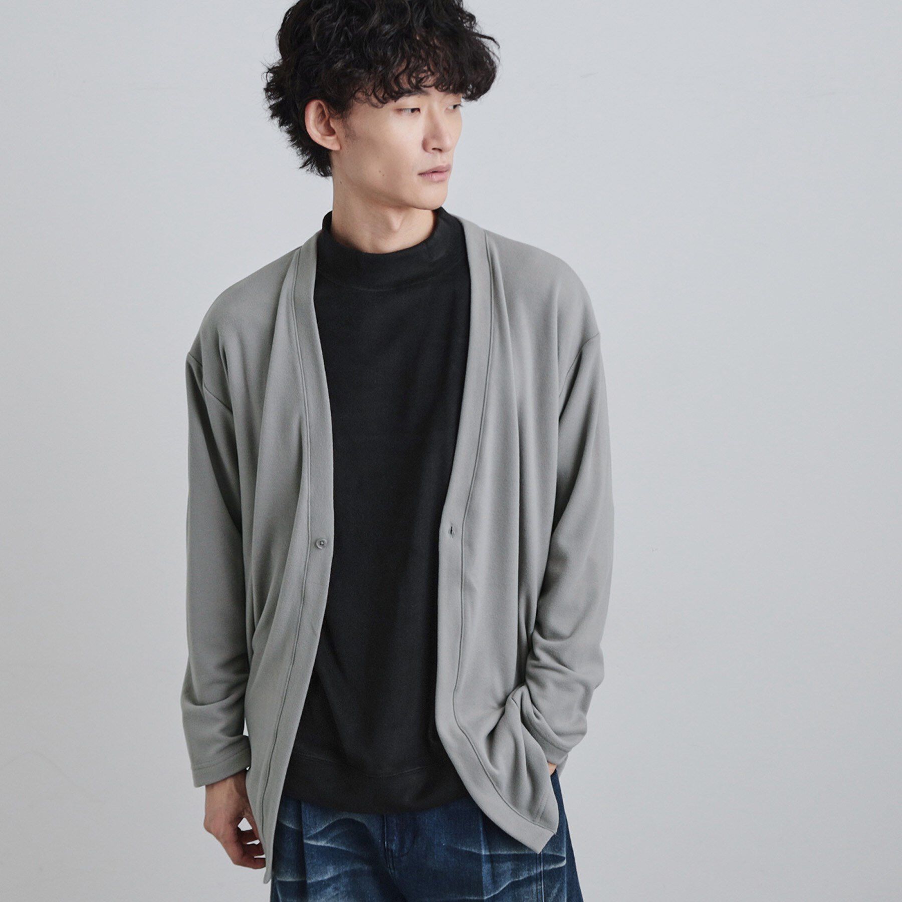 tk.TAKEO KIKUCHI「ウォームトッパーカーディガン」|カーディガン|