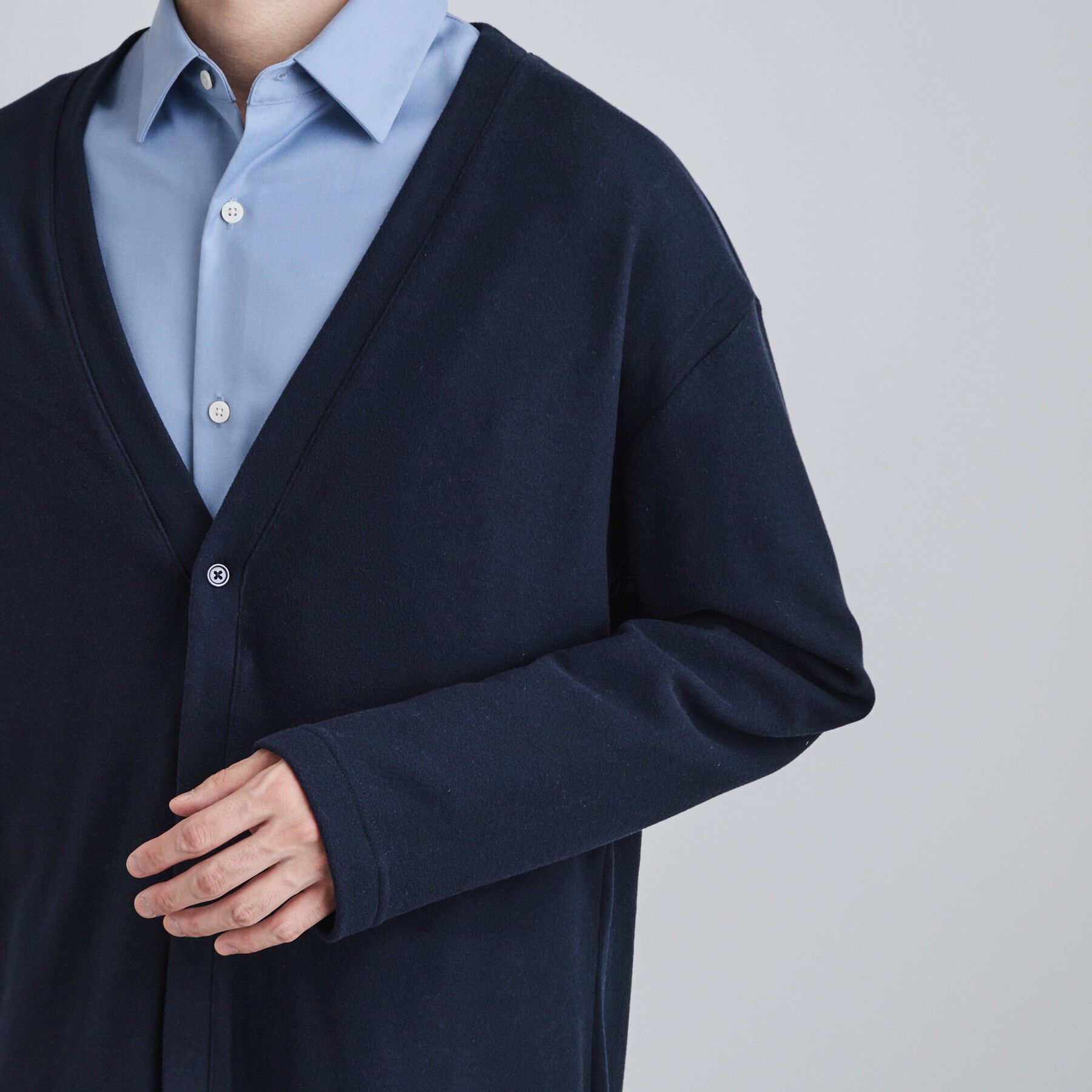 tk.TAKEO KIKUCHI「ウォームトッパーカーディガン」|カーディガン|