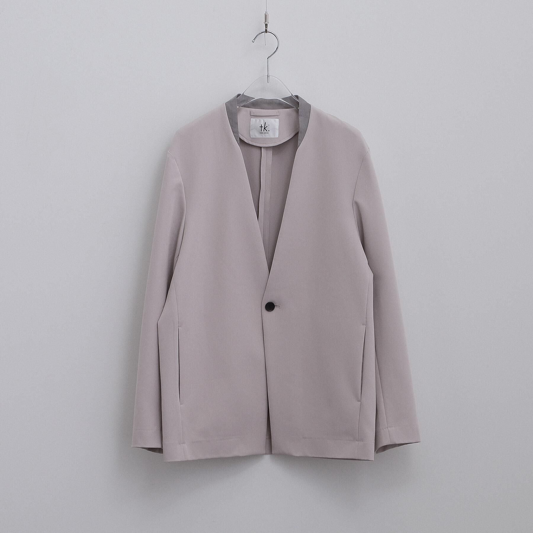 tk.TAKEO KIKUCHI「【セットアップ対応】360度ストレッチノーカラージャケット」|ノーカラージャケット|