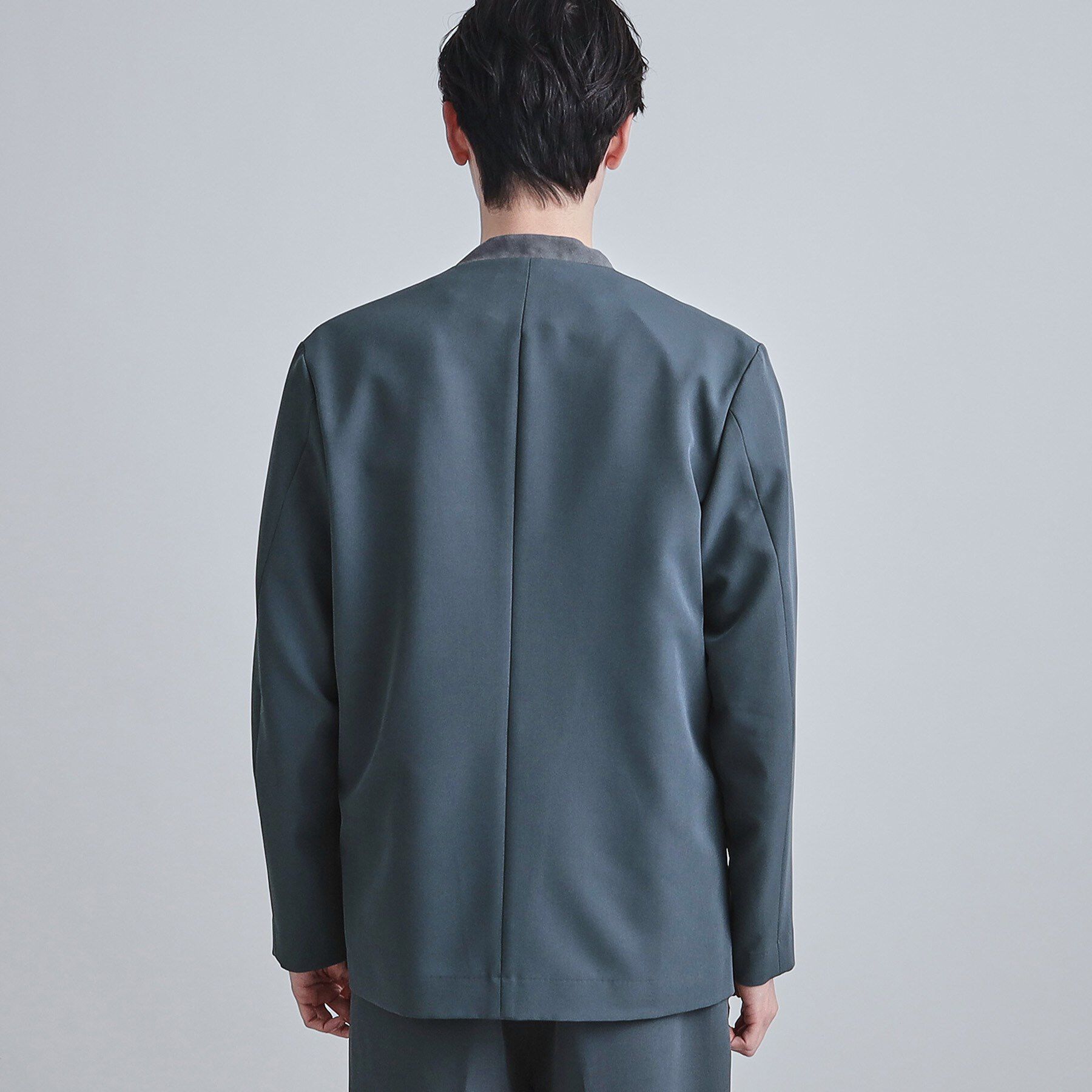 tk.TAKEO KIKUCHI「【セットアップ対応】360度ストレッチノーカラージャケット」|ノーカラージャケット|