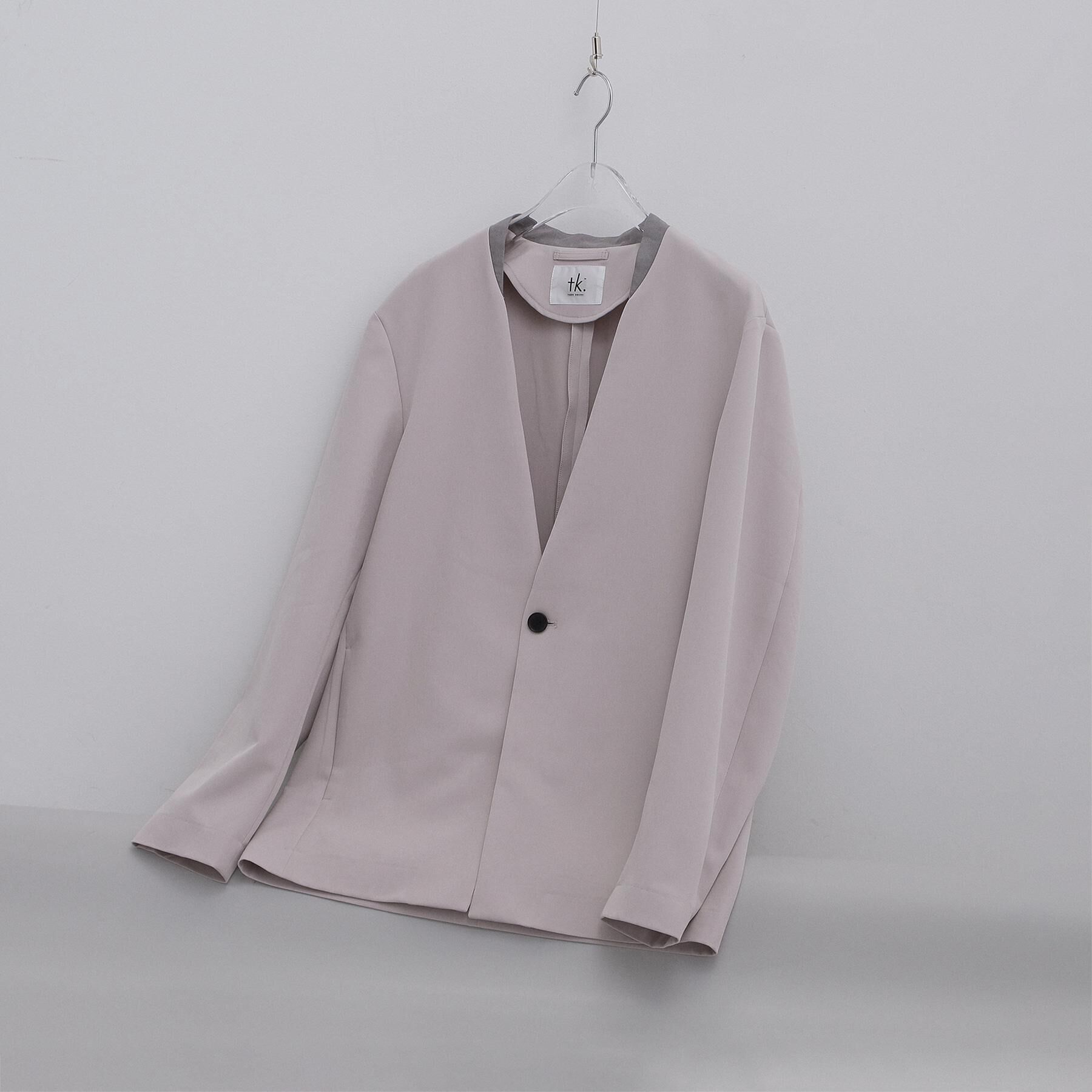 tk.TAKEO KIKUCHI「【セットアップ対応】360度ストレッチノーカラージャケット」|ノーカラージャケット|