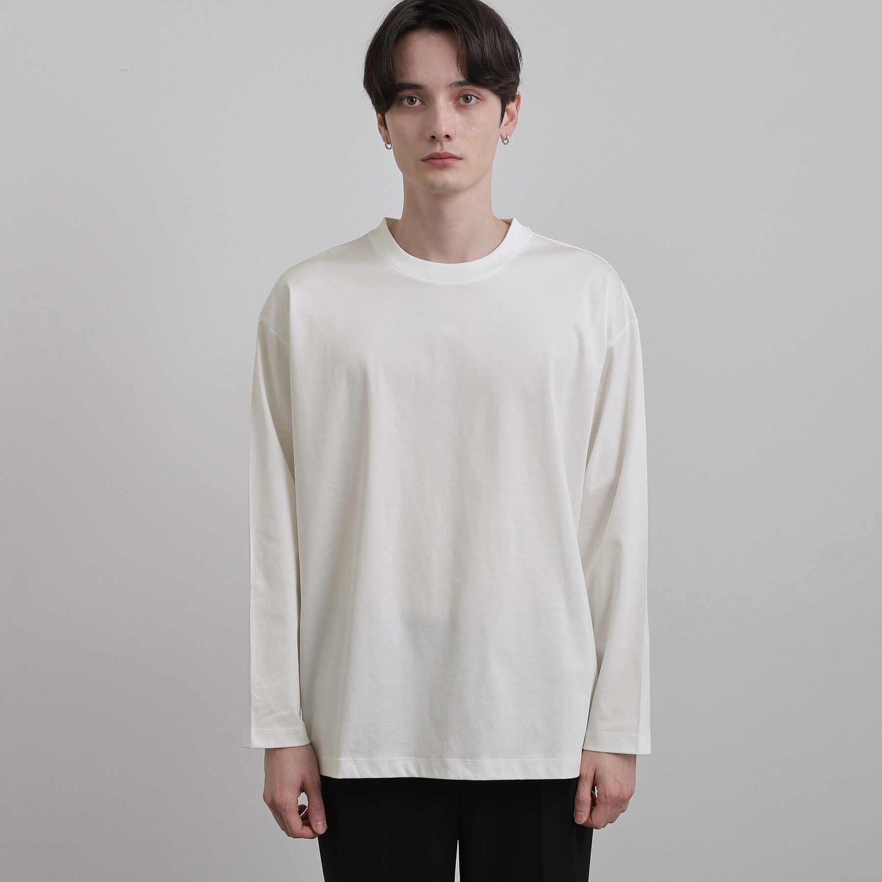 tk.TAKEO KIKUCHI「スムースシルケット L／Sカットソー」|Tシャツ・カットソー|