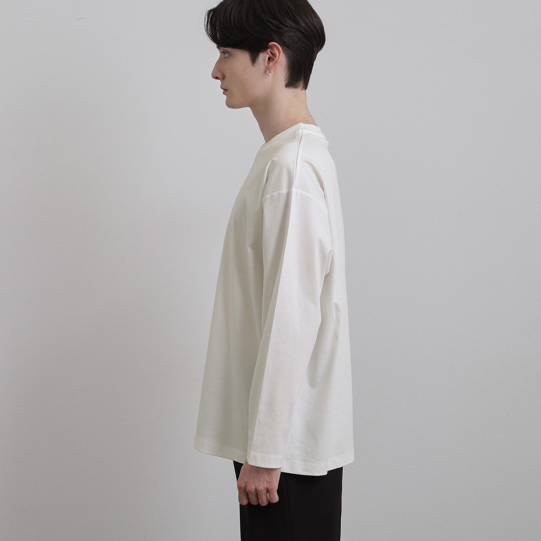 tk.TAKEO KIKUCHI「スムースシルケット L／Sカットソー」|Tシャツ・カットソー|