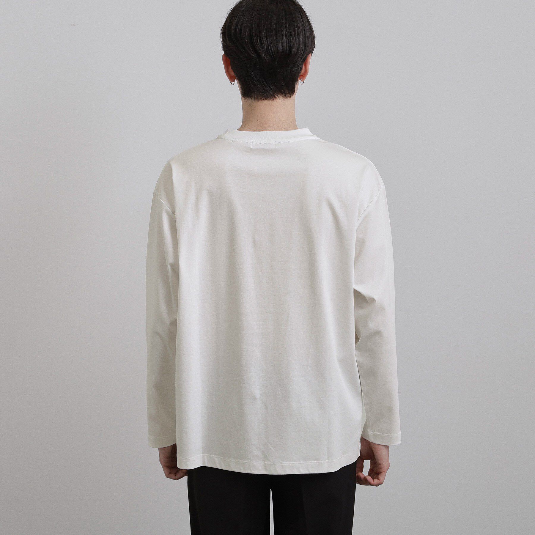 tk.TAKEO KIKUCHI「スムースシルケット L／Sカットソー」|Tシャツ・カットソー|