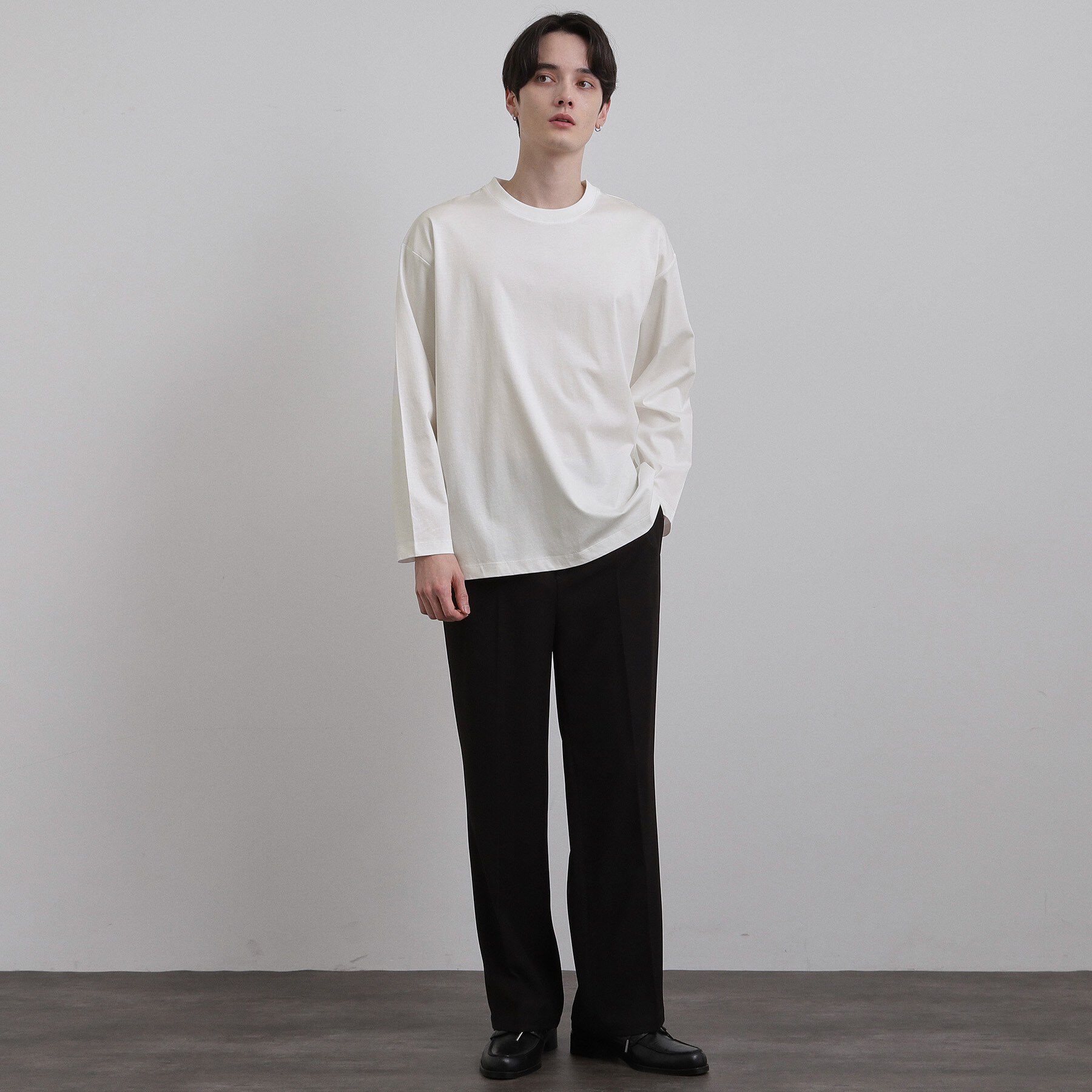 tk.TAKEO KIKUCHI「スムースシルケット L／Sカットソー」|Tシャツ・カットソー|