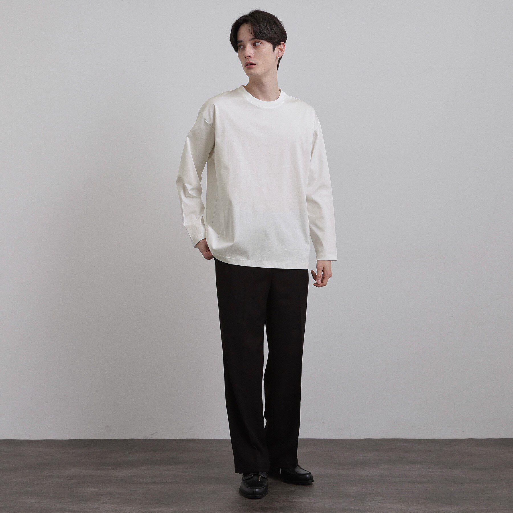 tk.TAKEO KIKUCHI「スムースシルケット L／Sカットソー」|Tシャツ・カットソー|