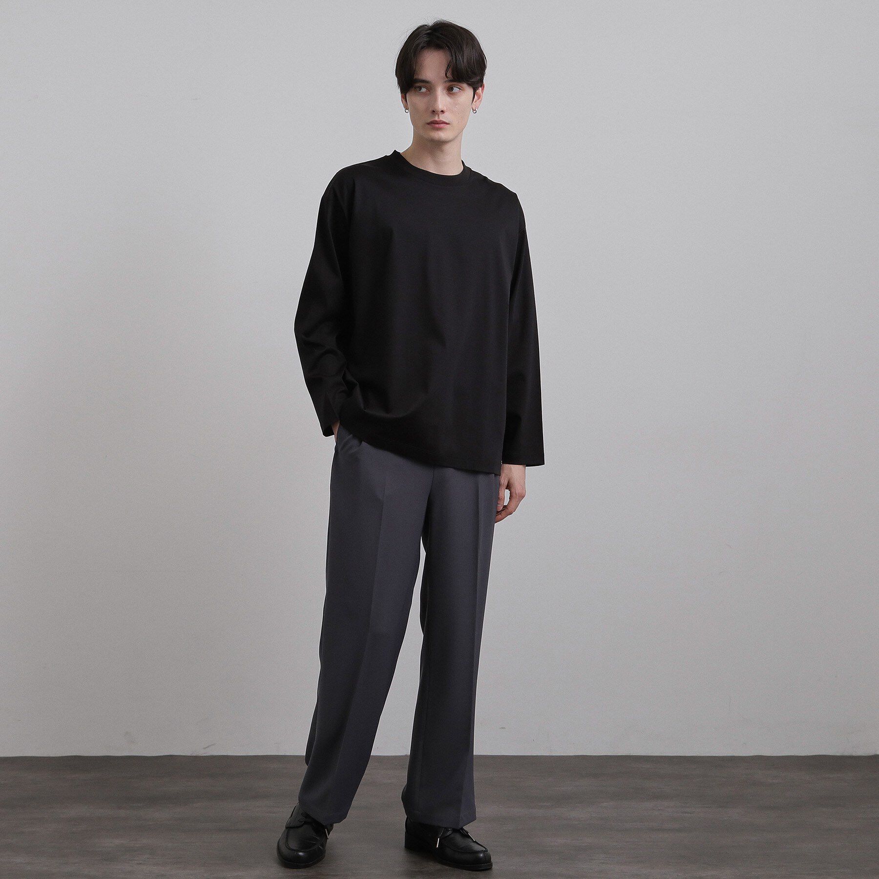 tk.TAKEO KIKUCHI「スムースシルケット L／Sカットソー」|Tシャツ・カットソー|