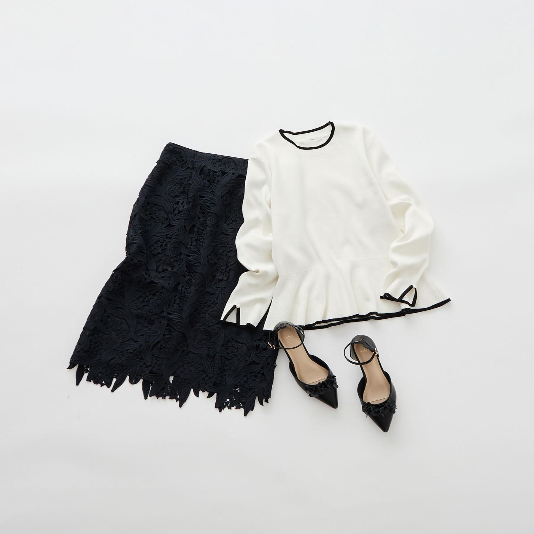 index「フラワーセパレートパンプス」|パンプス|