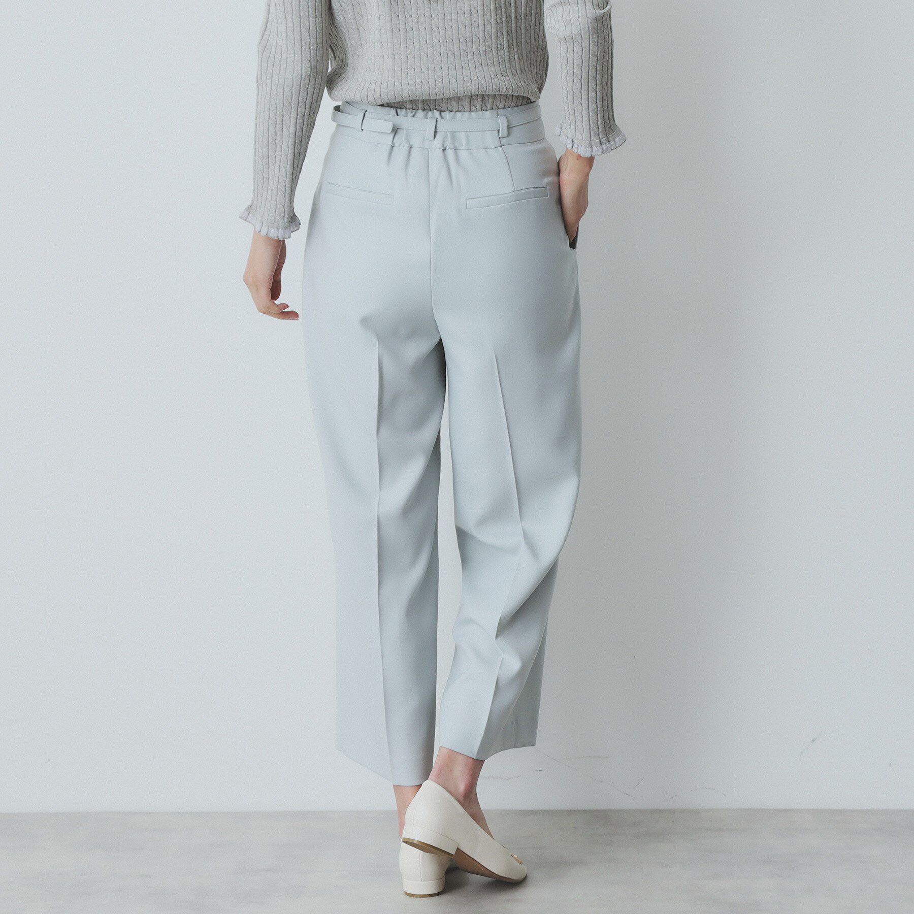 index「ソフトツイルタックワイドパンツ【洗濯機洗い可】」|その他|