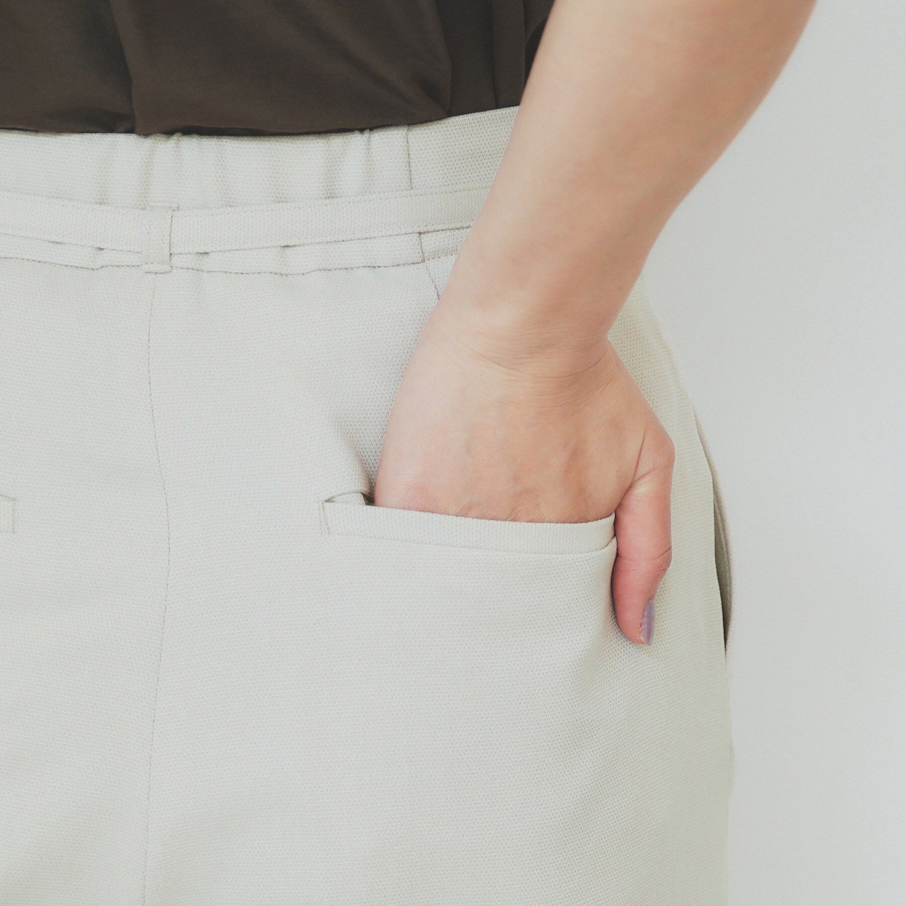 index「ストレッチテーパードパンツ【洗濯機洗い可/吸水速乾/防シワ】」|その他|