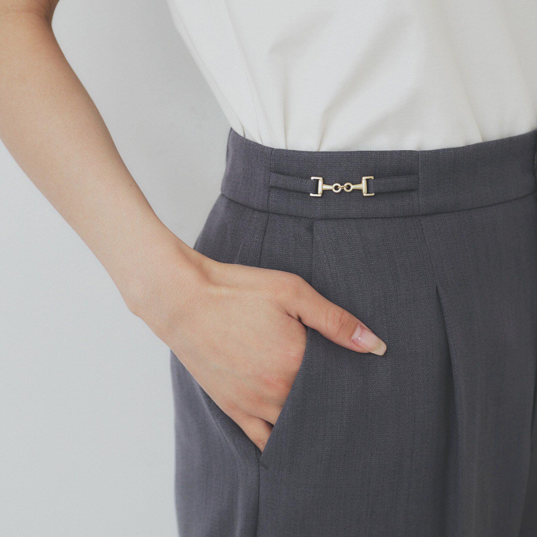 index「サイドビット付きストレッチワイドパンツ【洗濯機洗い可/吸水速乾/防シワ】」|その他|