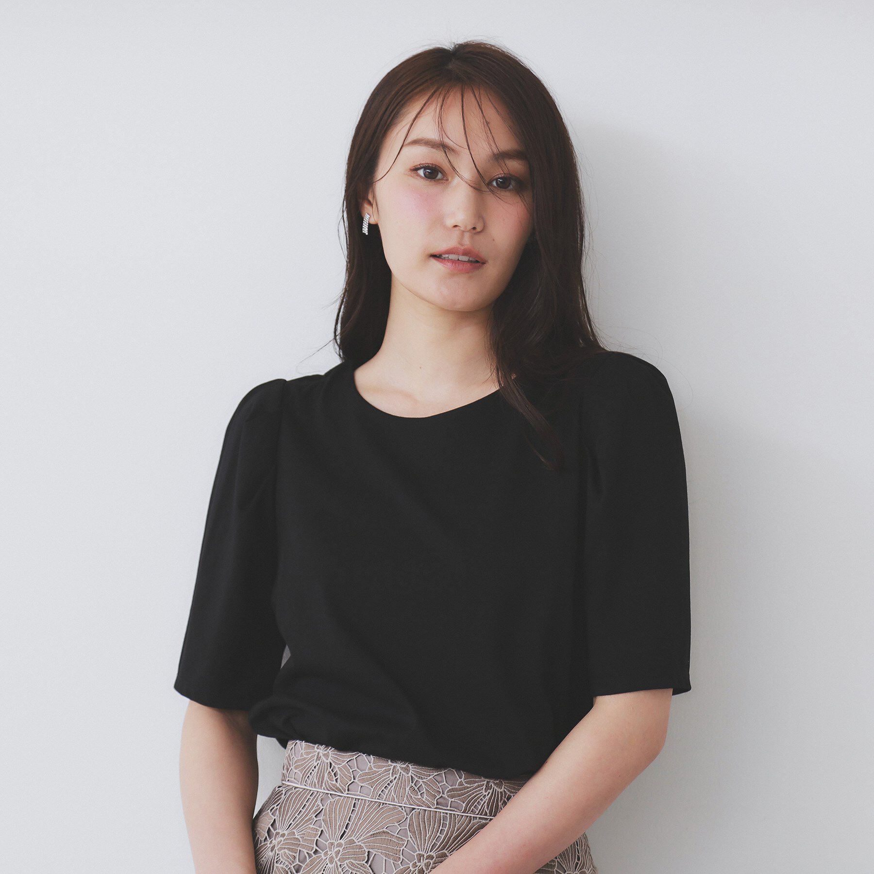 index「《7色展開/XS-LLサイズ》多機能タックスリーブトップス【汗ジミ防止/吸水速乾/接触冷感/UVケア」|Tシャツ・カットソー|