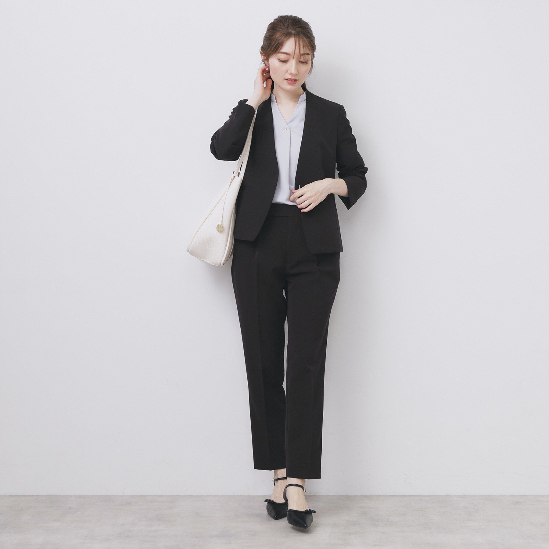 index「ストレッチテーパードパンツ/セットアップ対応【洗濯機洗い可/イージーアイロン/防シワ】」|その他|