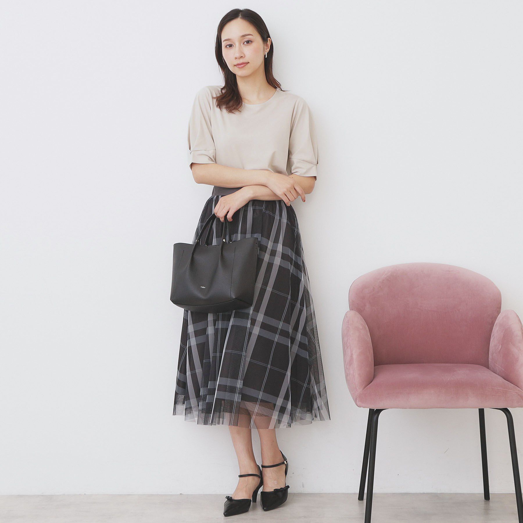 index「パフスリーブトップス【洗濯機洗い可】」|Tシャツ・カットソー|