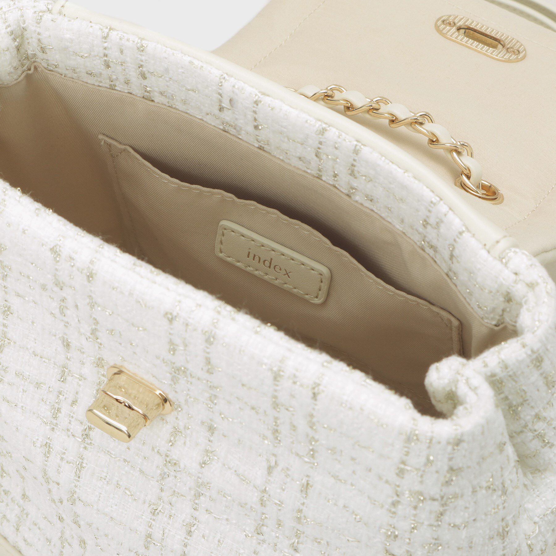 index「【長さ調整可能】ツイードミニリュック」|リュック|