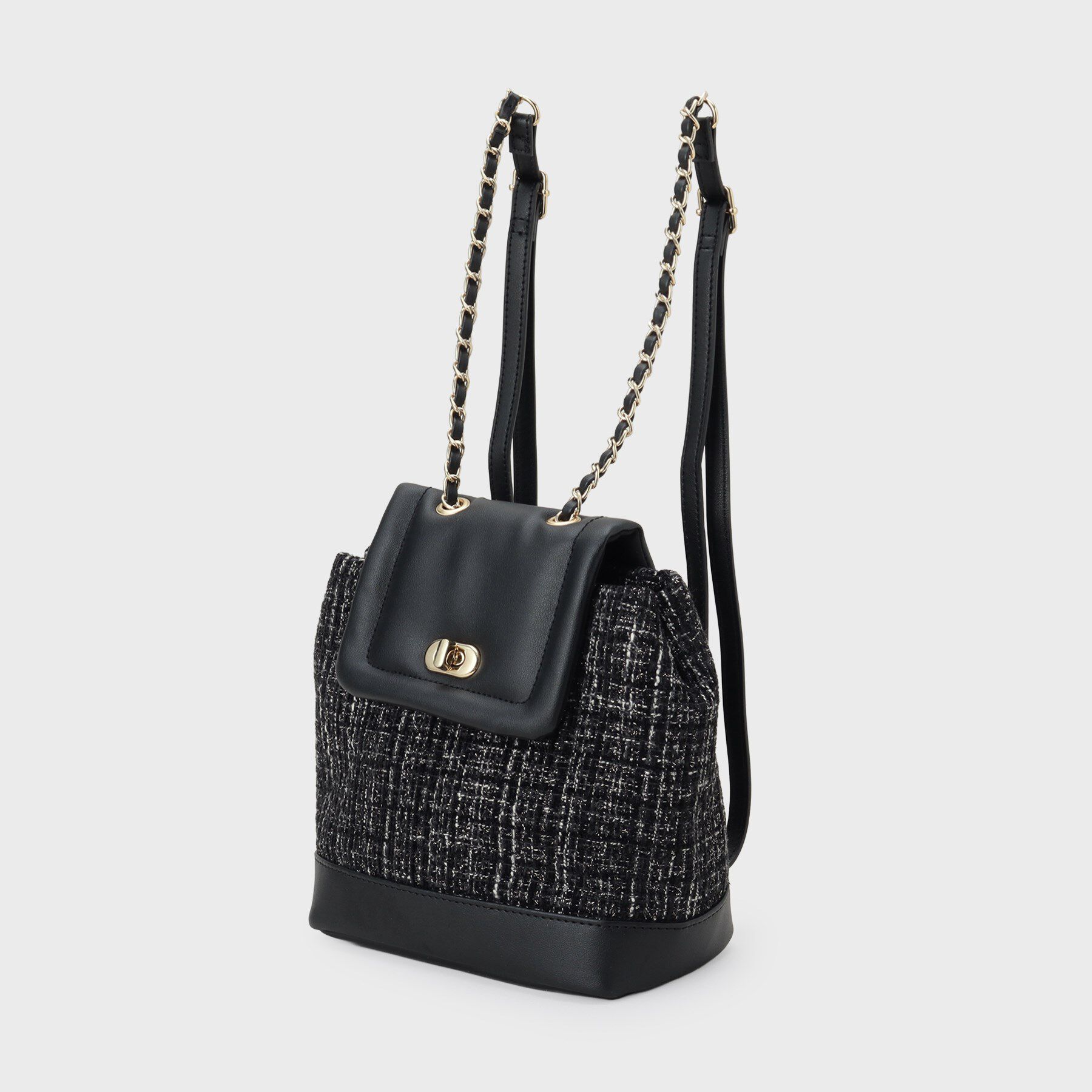 index「【長さ調整可能】ツイードミニリュック」|リュック|