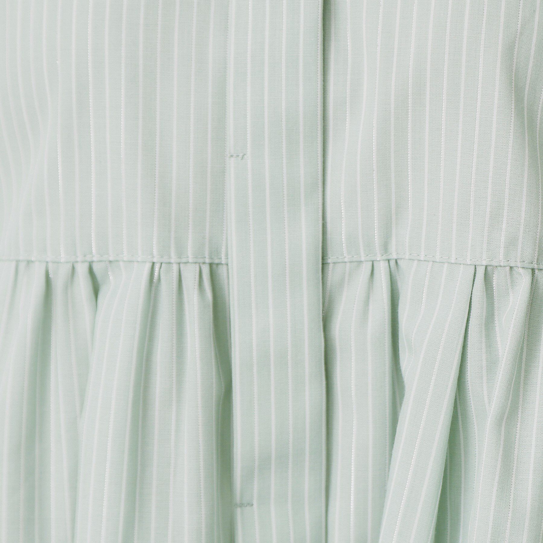 index「ラメストライプ衿付きペプラムブラウス【洗濯機OK/イージーアイロン/防シワ】《6col》」|シャツ・ブラウス|