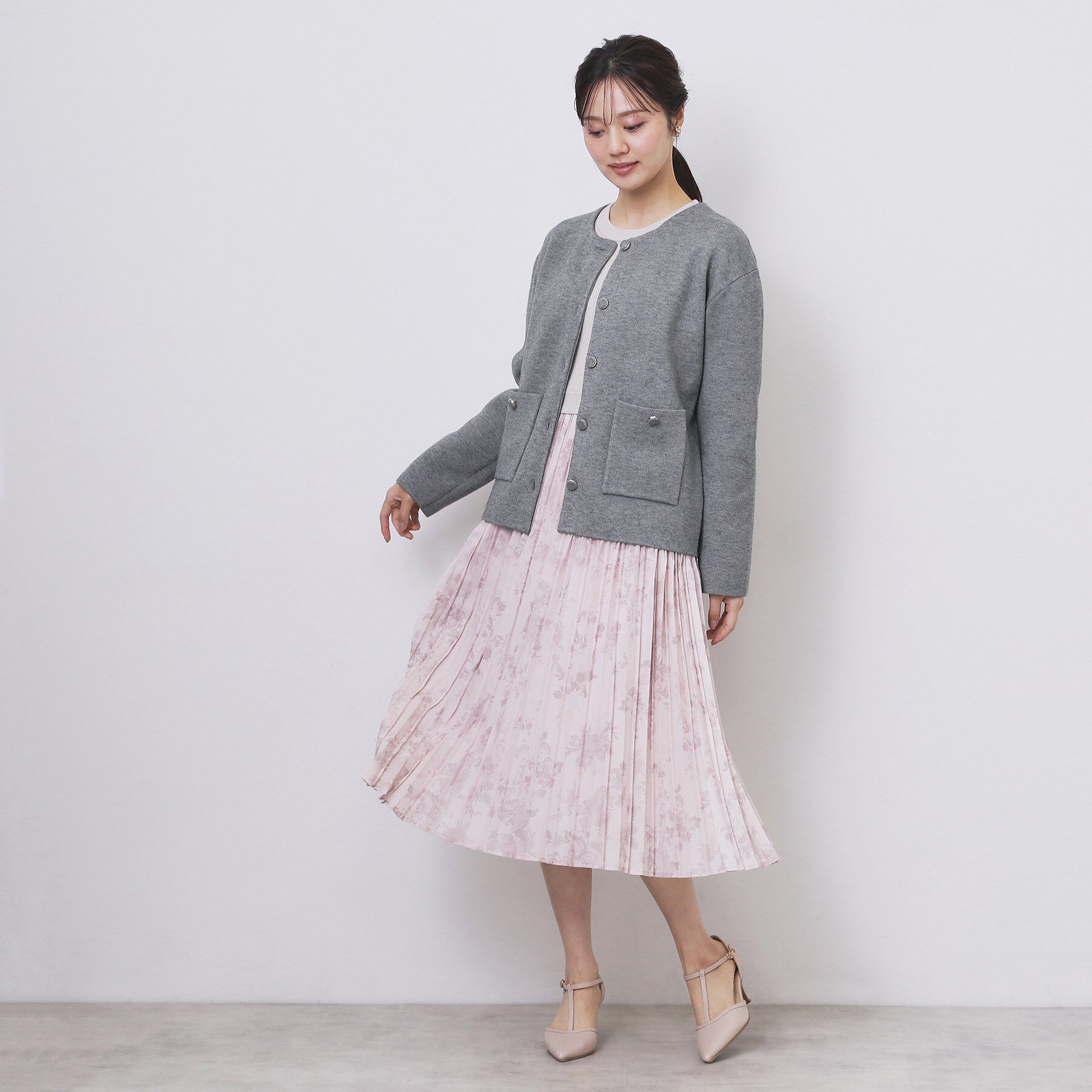 index「ダブルフェイスコーディガン【洗濯機OK】」|カーディガン|